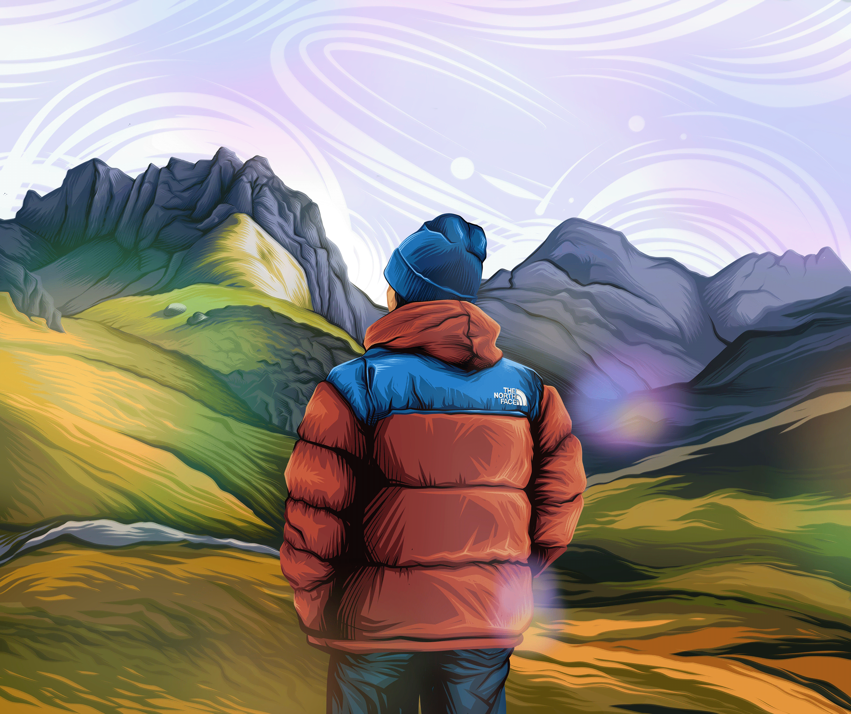 The North Face illustrations — Изображение №1 — Брендинг, Иллюстрация на Dprofile