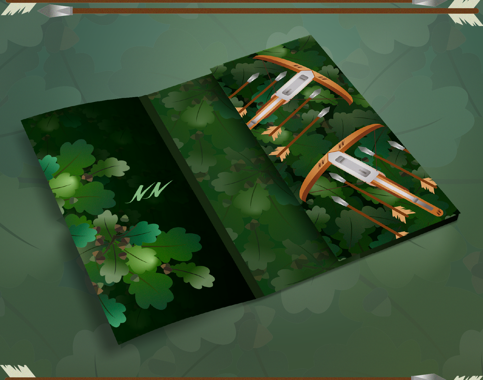 Лето в дубовом бору — Изображение №3 — Иллюстрация на Dprofile