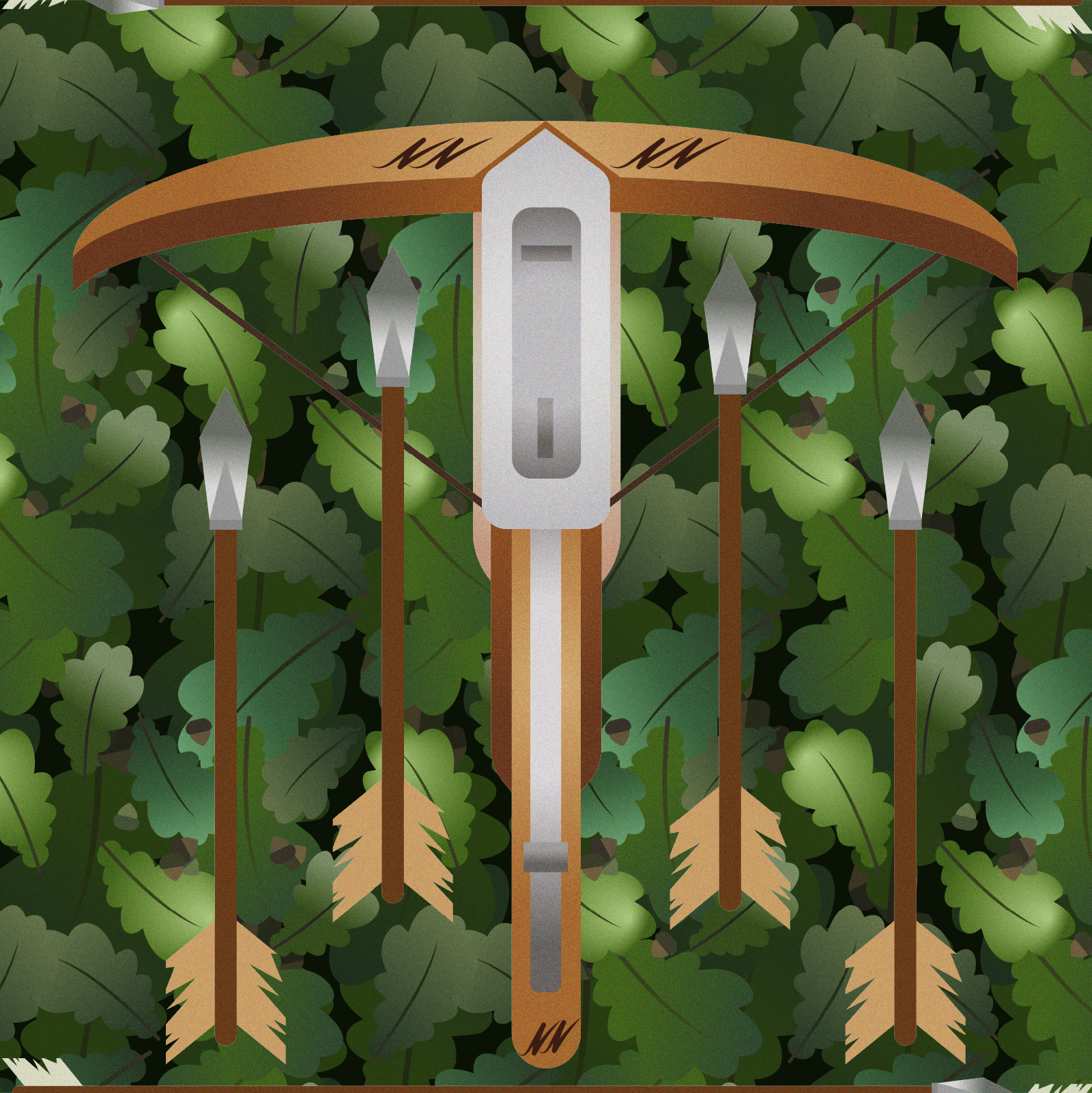 Лето в дубовом бору — Изображение №2 — Иллюстрация на Dprofile