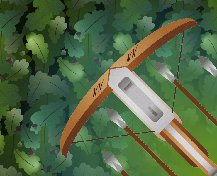 Лето в дубовом бору — Иллюстрация на Dprofile