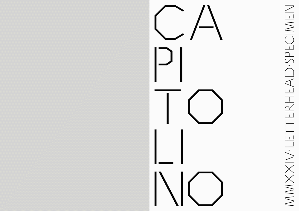 Capitolino Specimen mmxxiv — Изображение №2 — Графика на Dprofile