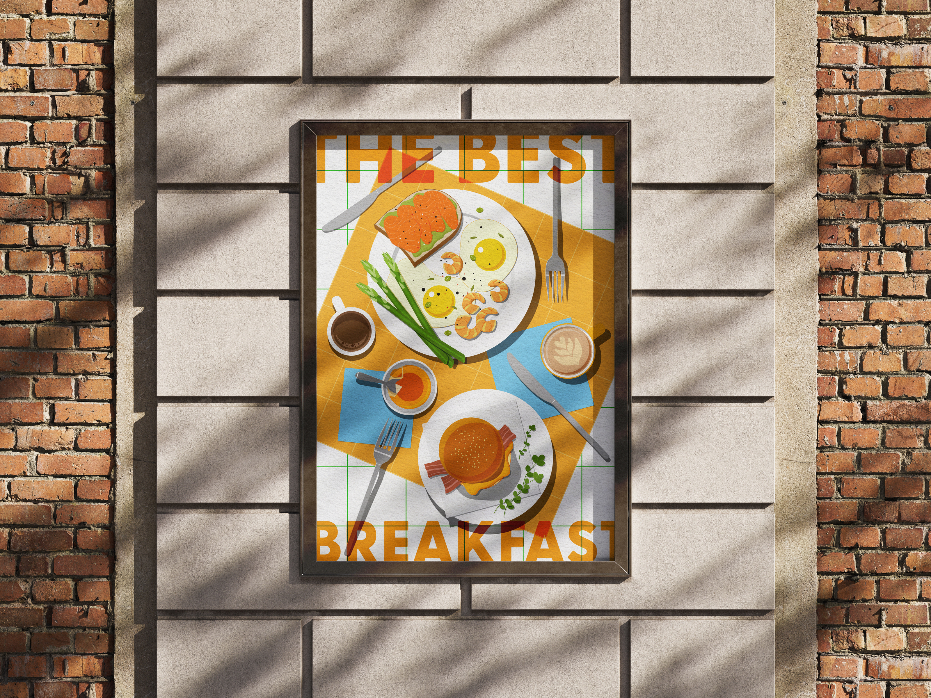 Top-down food illustration — Изображение №3 — Иллюстрация на Dprofile