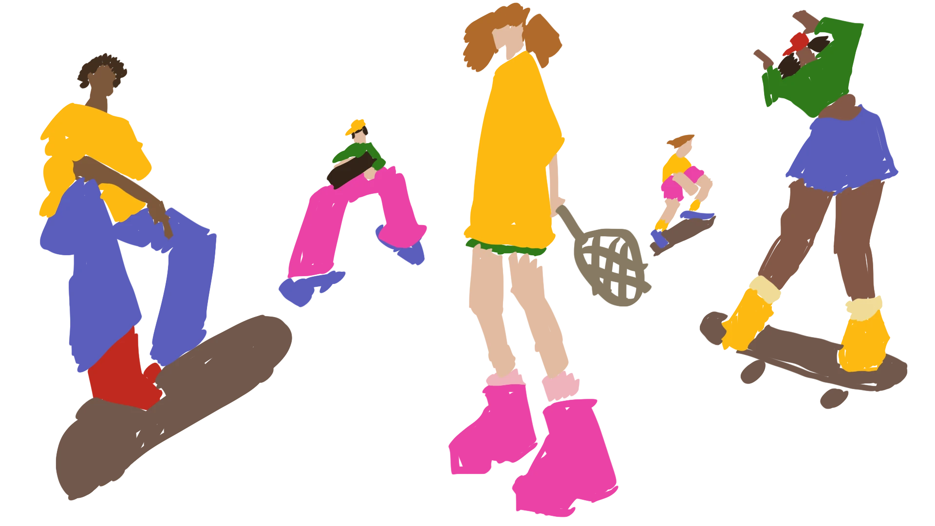 Sun, sea and sneakers: Illustration for "Street Beat" — Изображение №8 — Иллюстрация на Dprofile