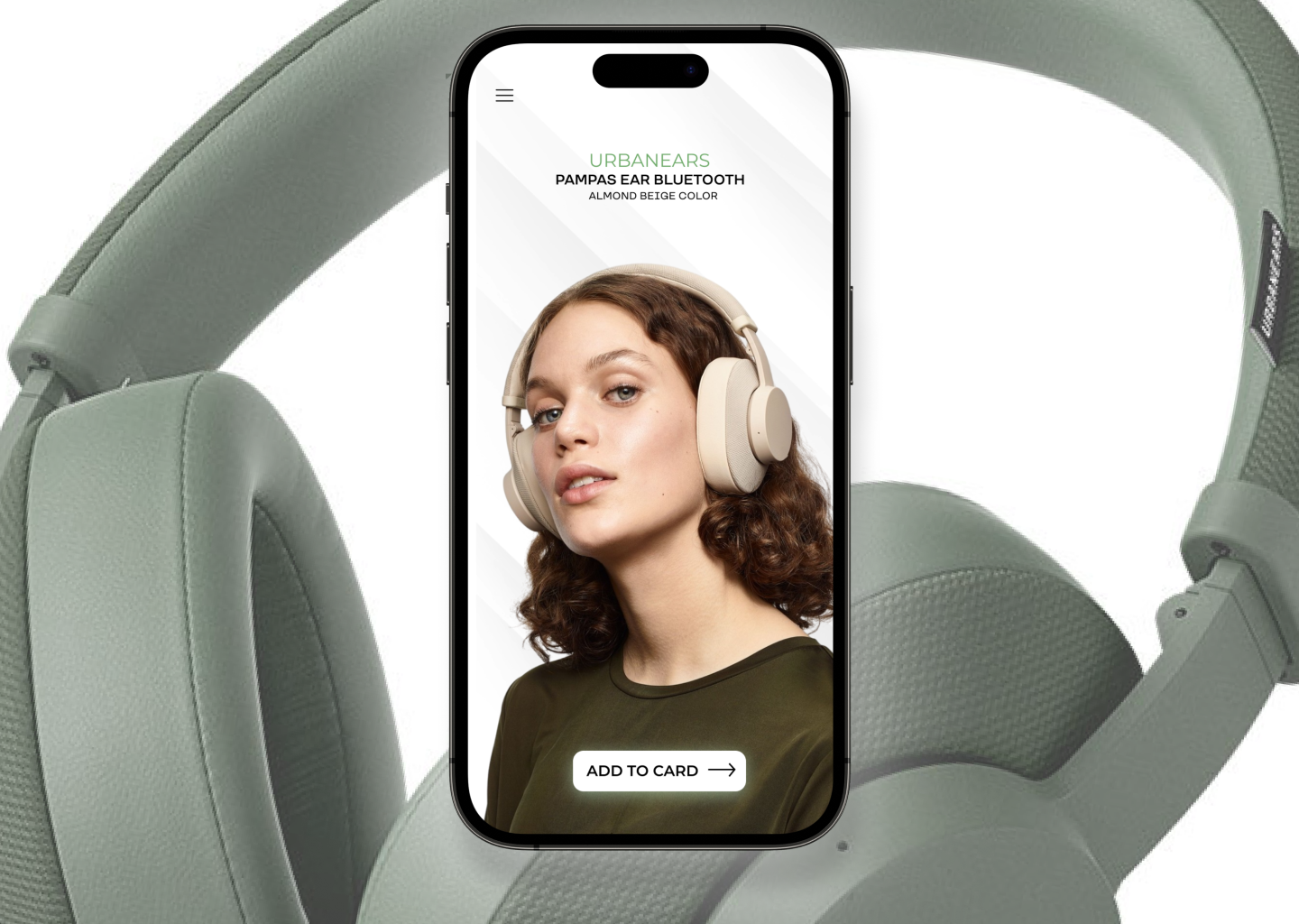 Headphones concept product page — Изображение №2 — Брендинг, Маркетинг на Dprofile