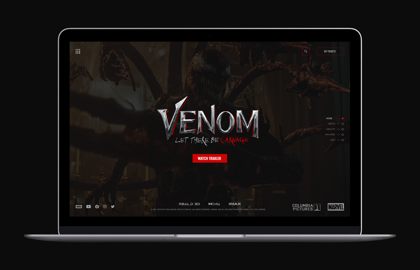 Venom: Let There be Carnage — Изображение №9 — Интерфейсы, Графика на Dprofile