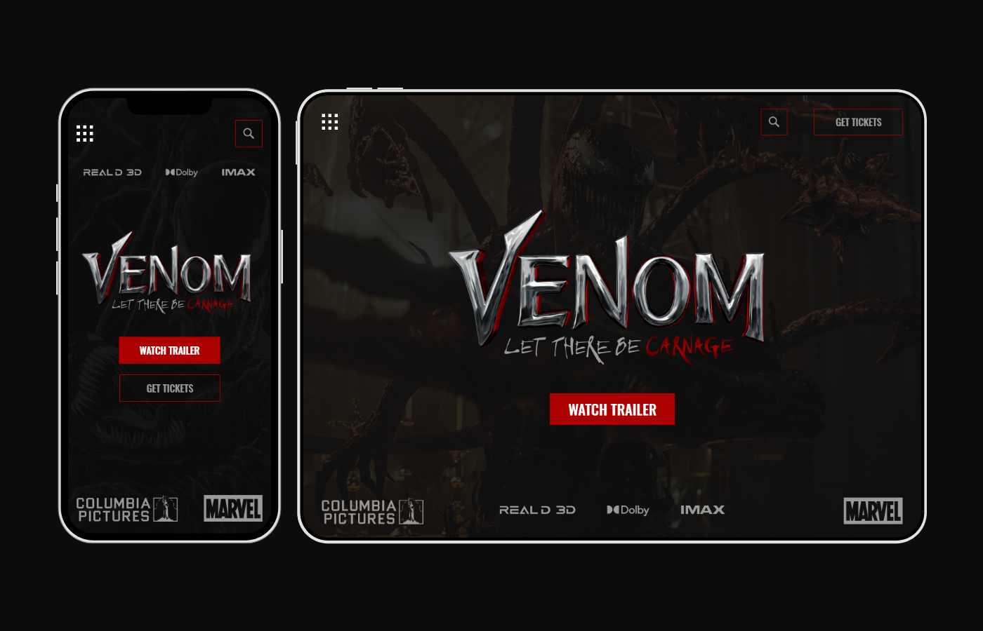 Venom: Let There be Carnage — Изображение №18 — Интерфейсы, Графика на Dprofile