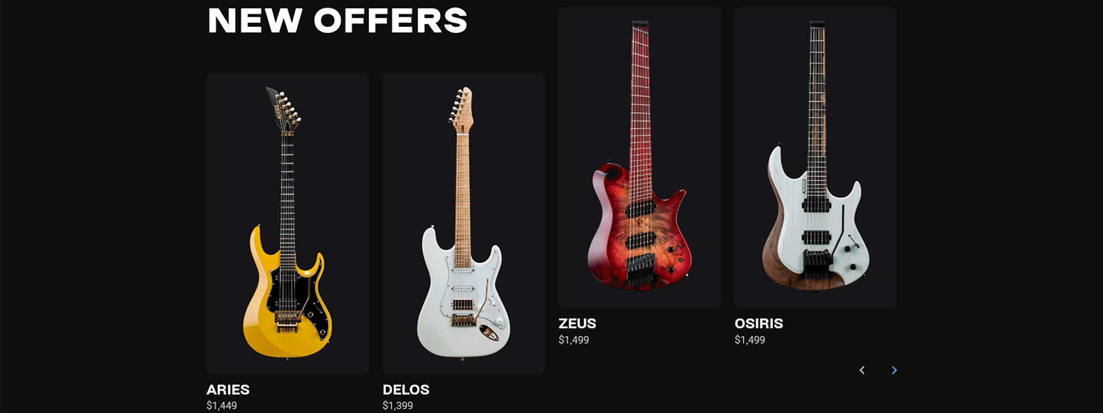 Kiesel Guitars — Изображение №11 — Интерфейсы, Графика на Dprofile