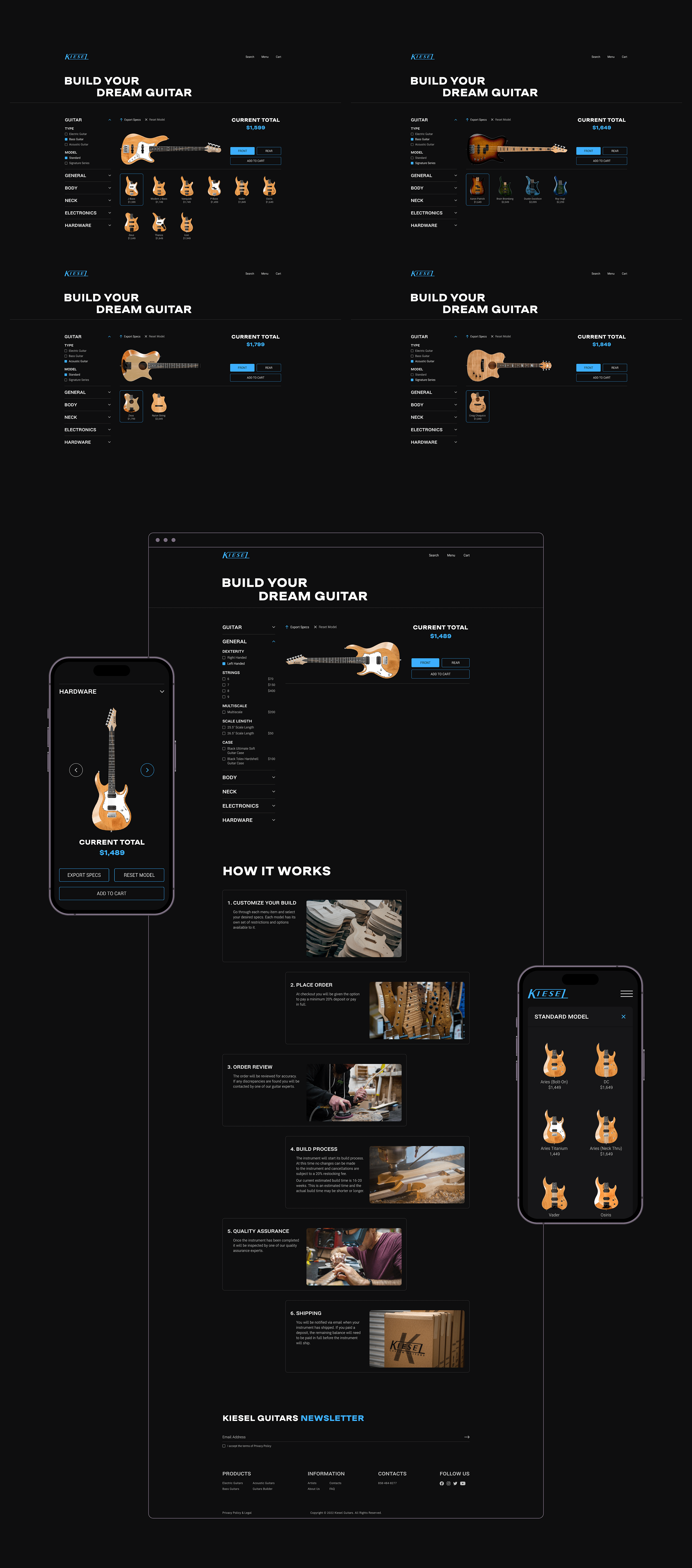 Kiesel Guitars — Изображение №37 — Интерфейсы, Графика на Dprofile