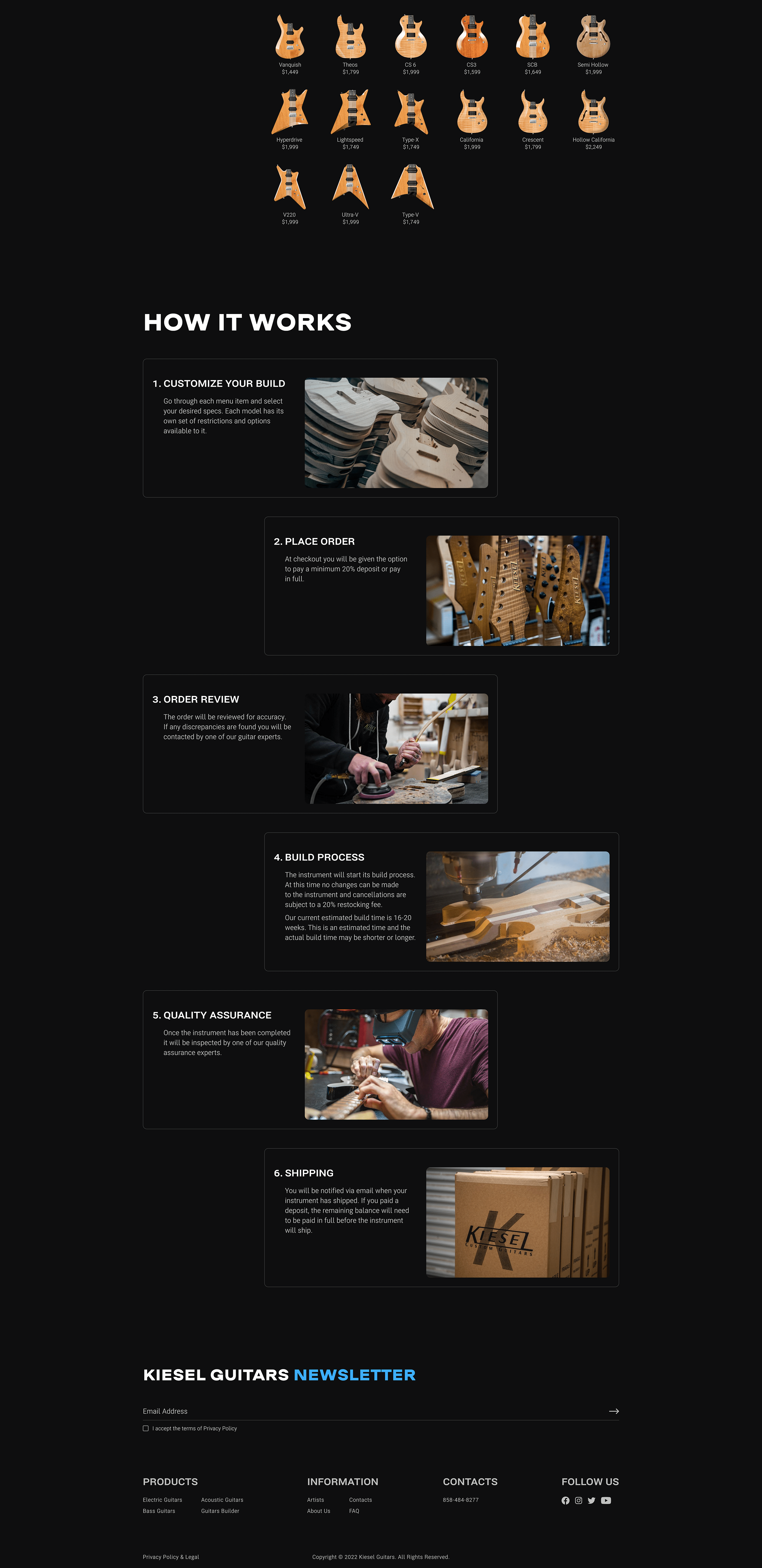 Kiesel Guitars — Изображение №35 — Интерфейсы, Графика на Dprofile
