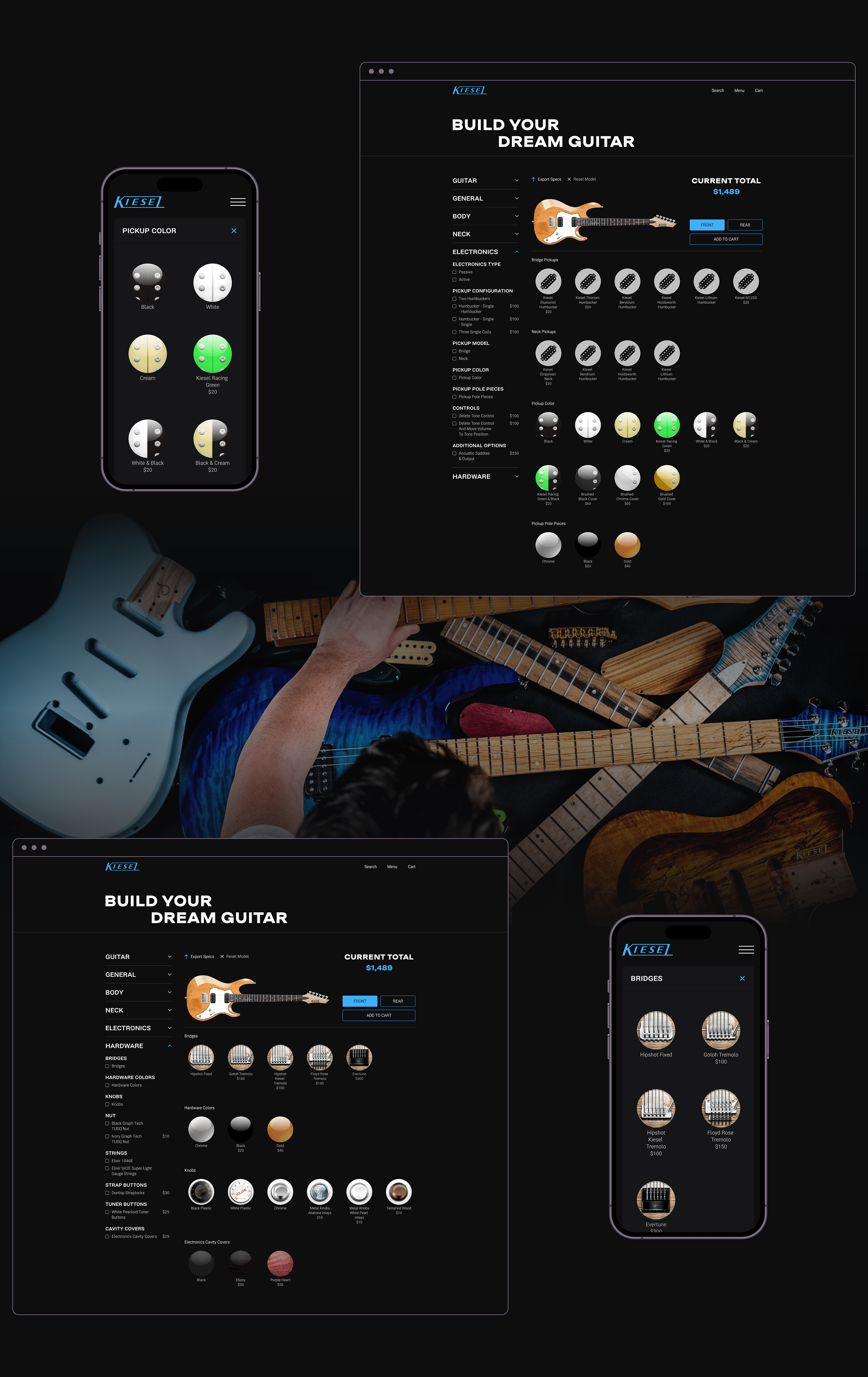 Kiesel Guitars — Изображение №39 — Интерфейсы, Графика на Dprofile
