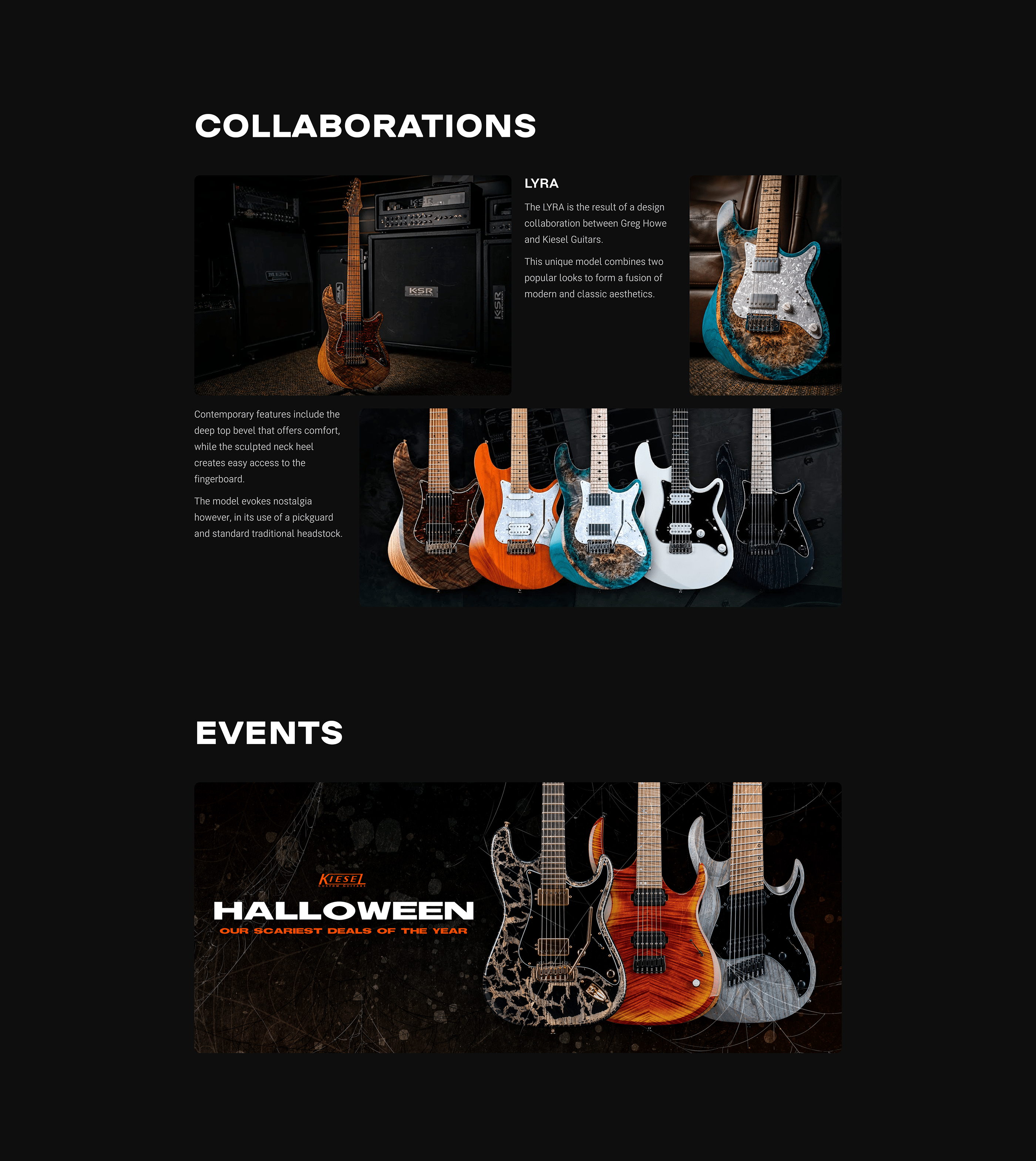 Kiesel Guitars — Изображение №16 — Интерфейсы, Графика на Dprofile