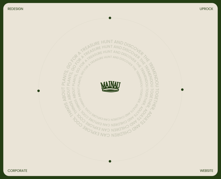 Mainau | Redesign website на Dprofile