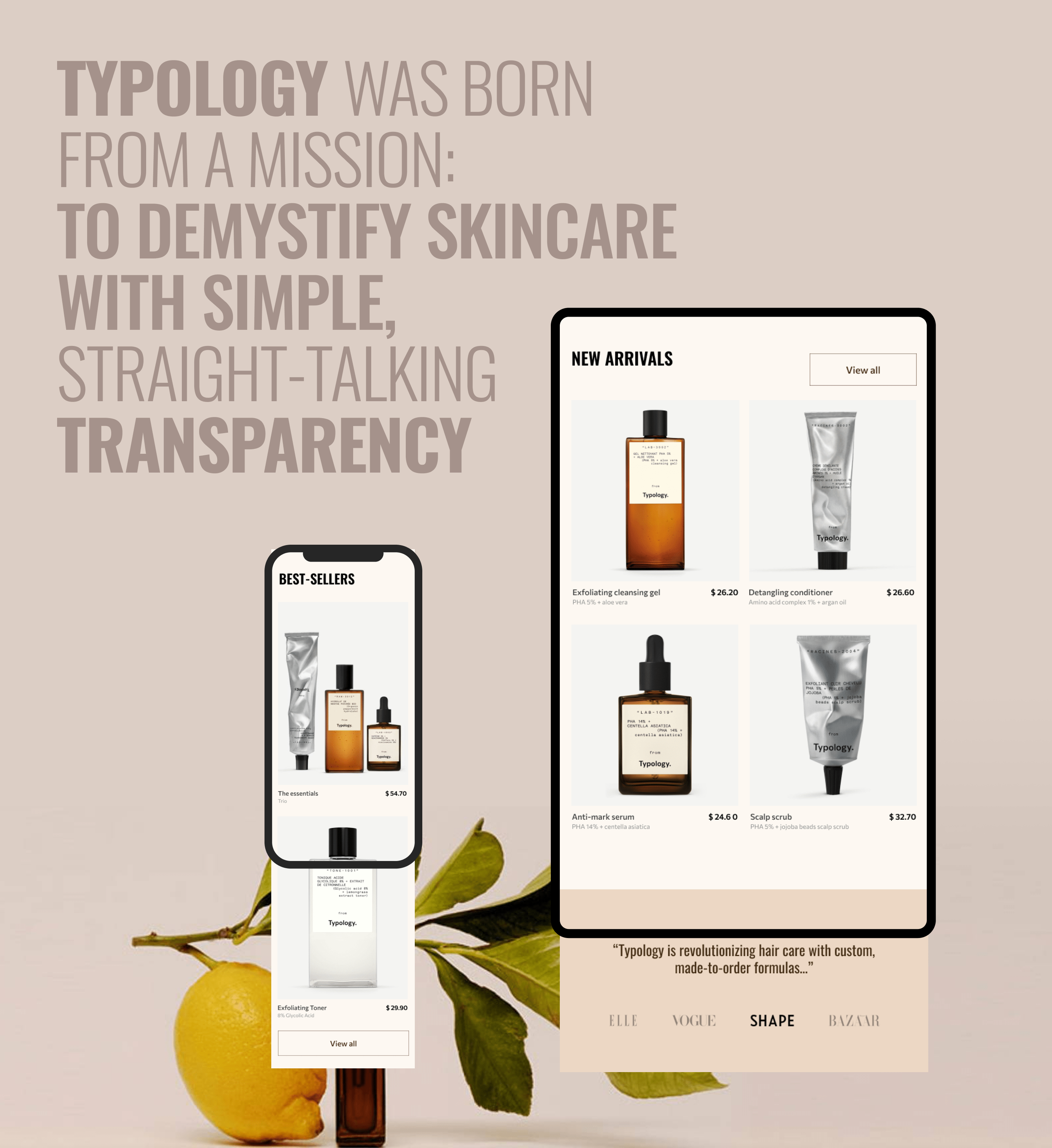 Typology | E-commerce redesign — Изображение №3 — Интерфейсы на Dprofile