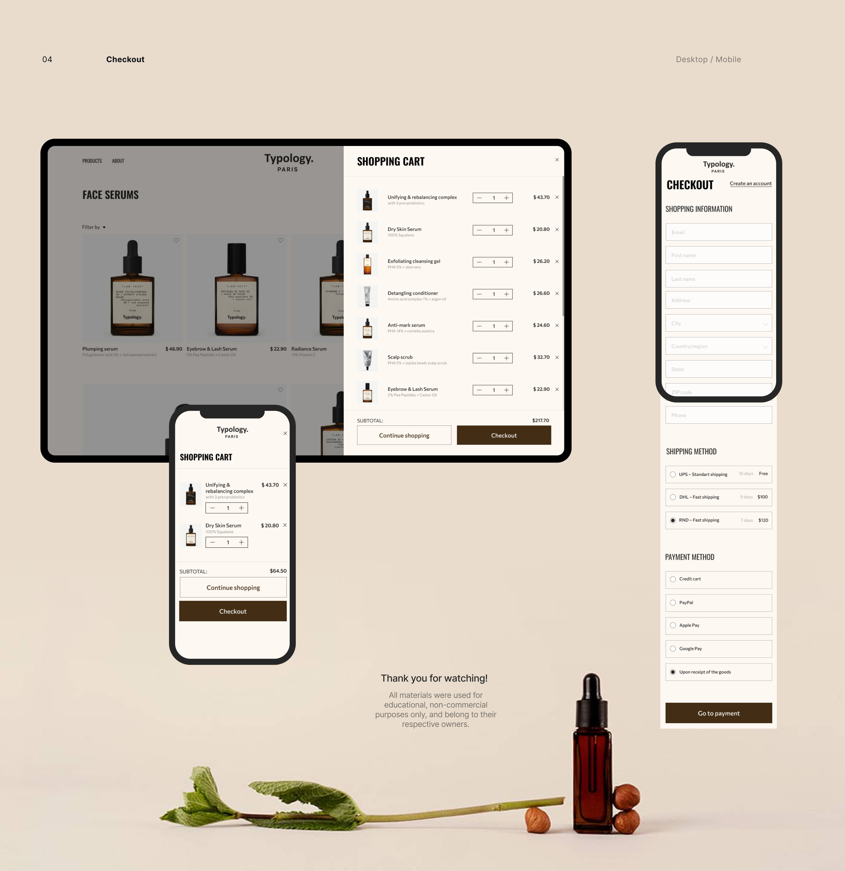 Typology | E-commerce redesign — Изображение №9 — Интерфейсы на Dprofile