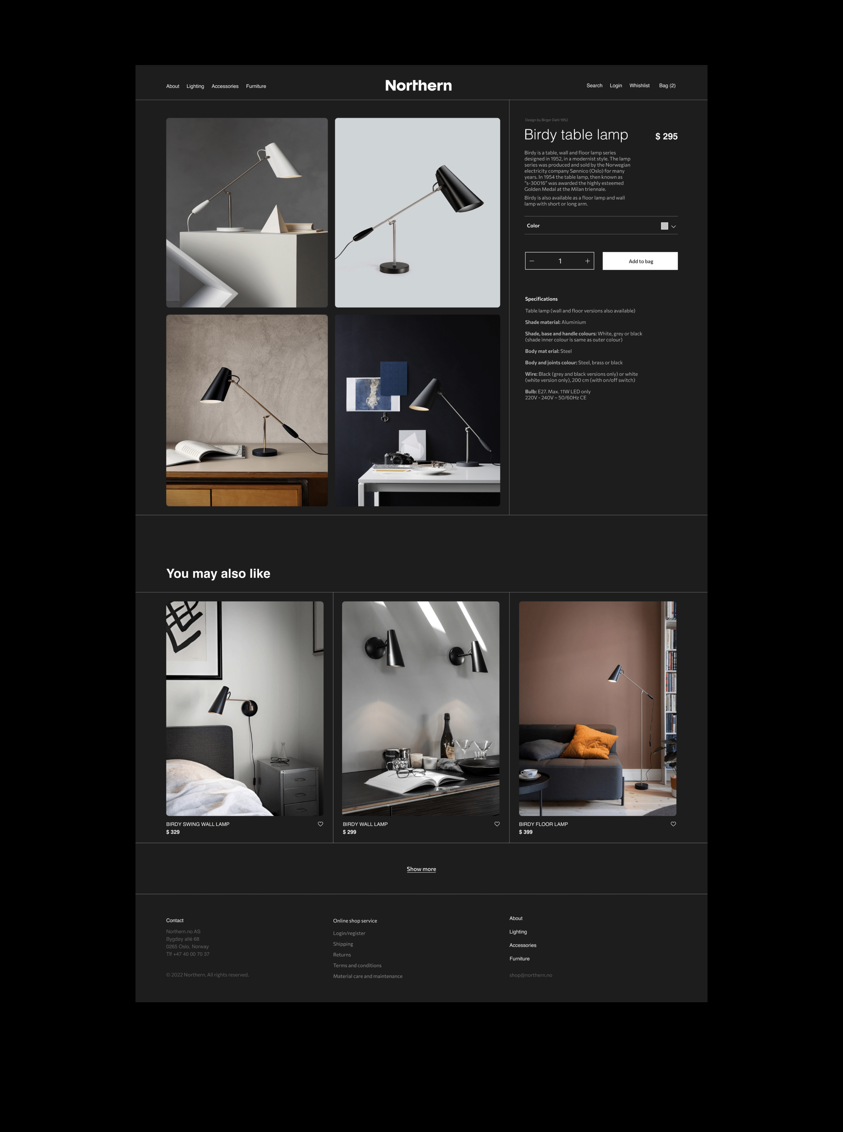 Northern | E-commerce redesign — Изображение №7 — Интерфейсы на Dprofile