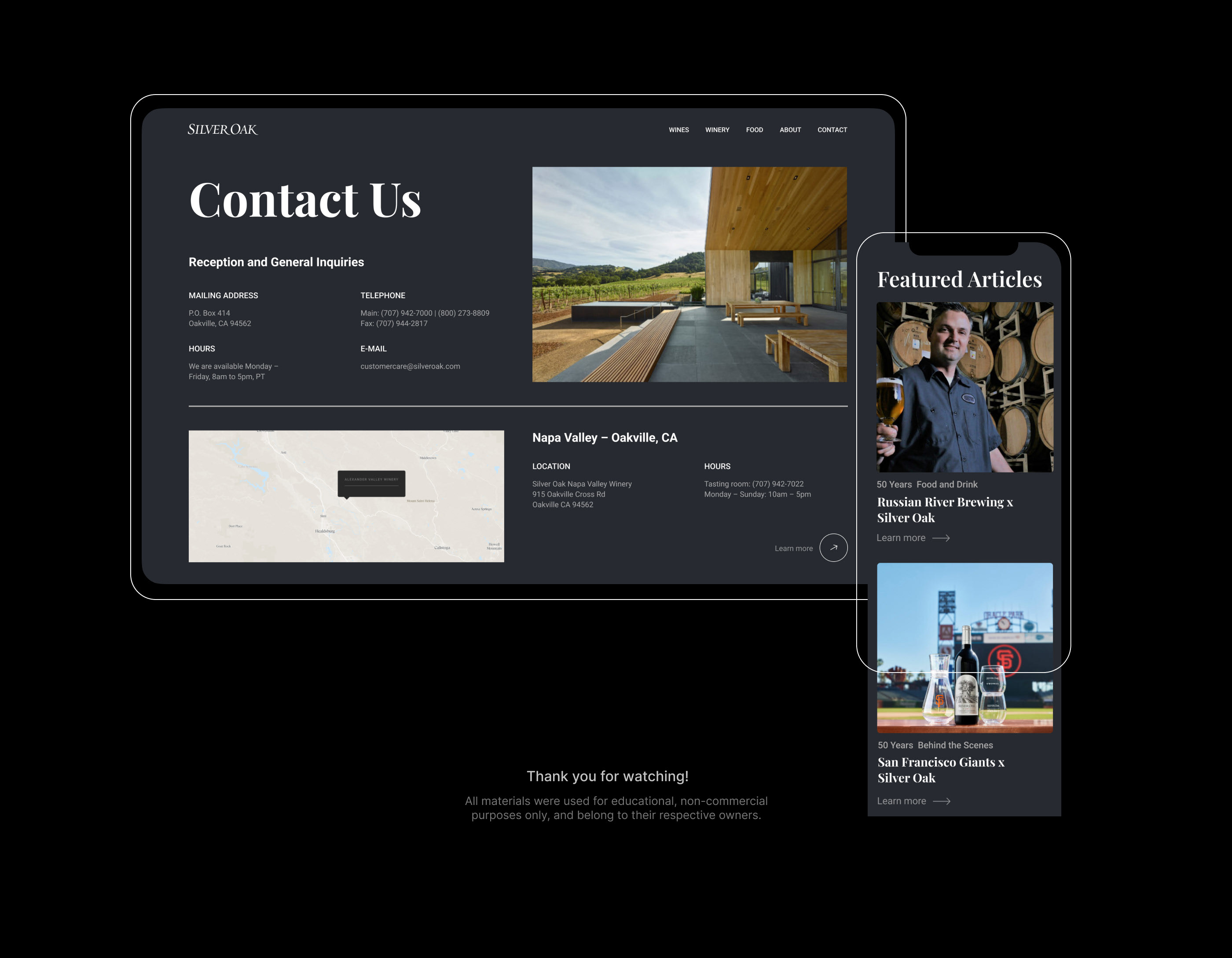 Silver Oak | Corporate website redesign — Изображение №7 — Интерфейсы на Dprofile