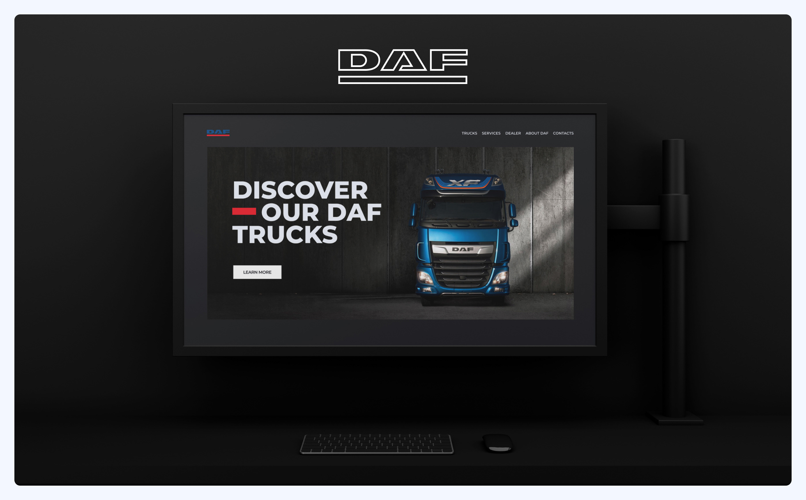 DAF | Corporate website redesign — Изображение №1 — Интерфейсы на Dprofile