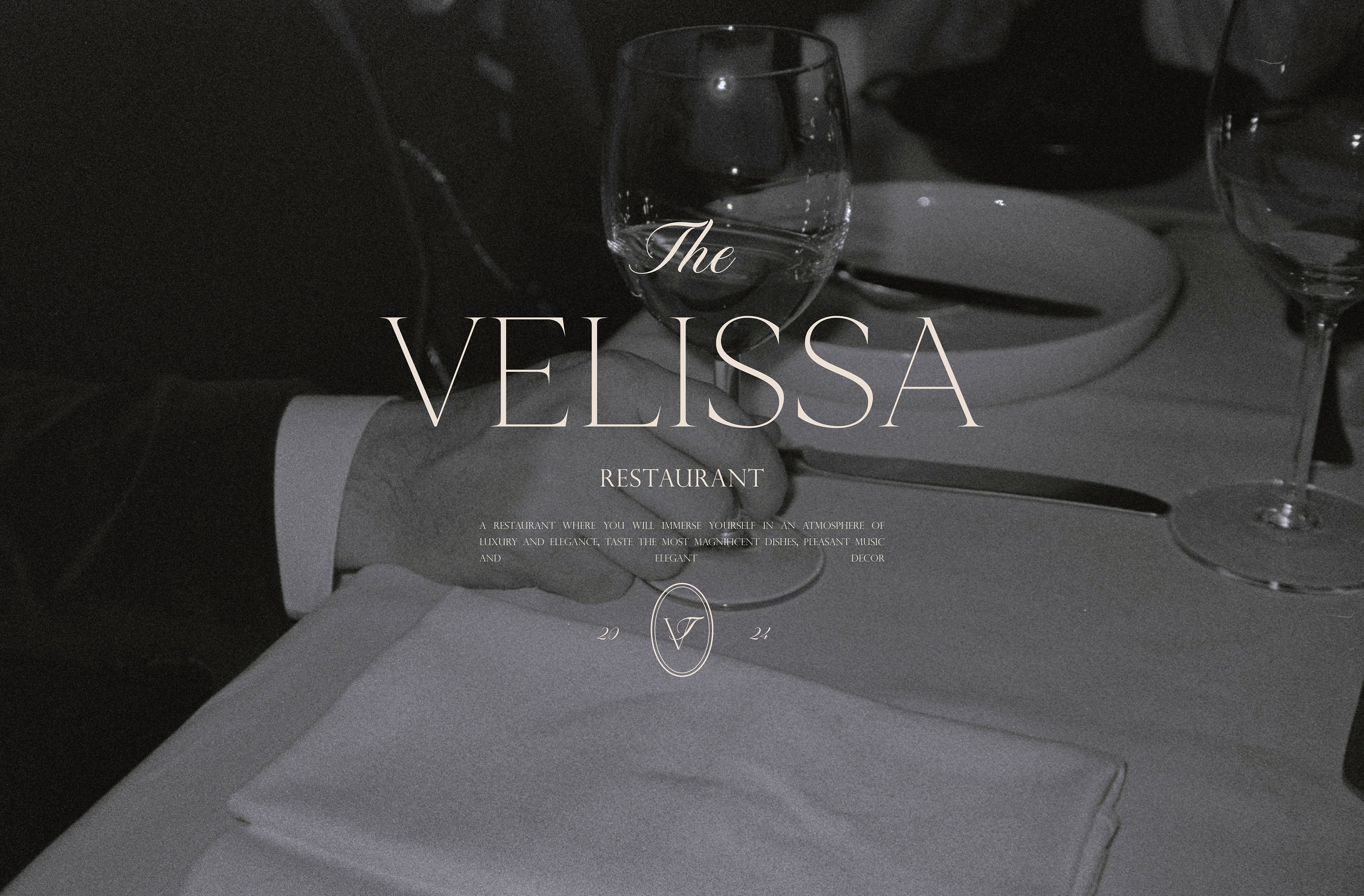Фирменный стиль ресторана The Velissa | Brand identity — Изображение №1 — Брендинг на Dprofile