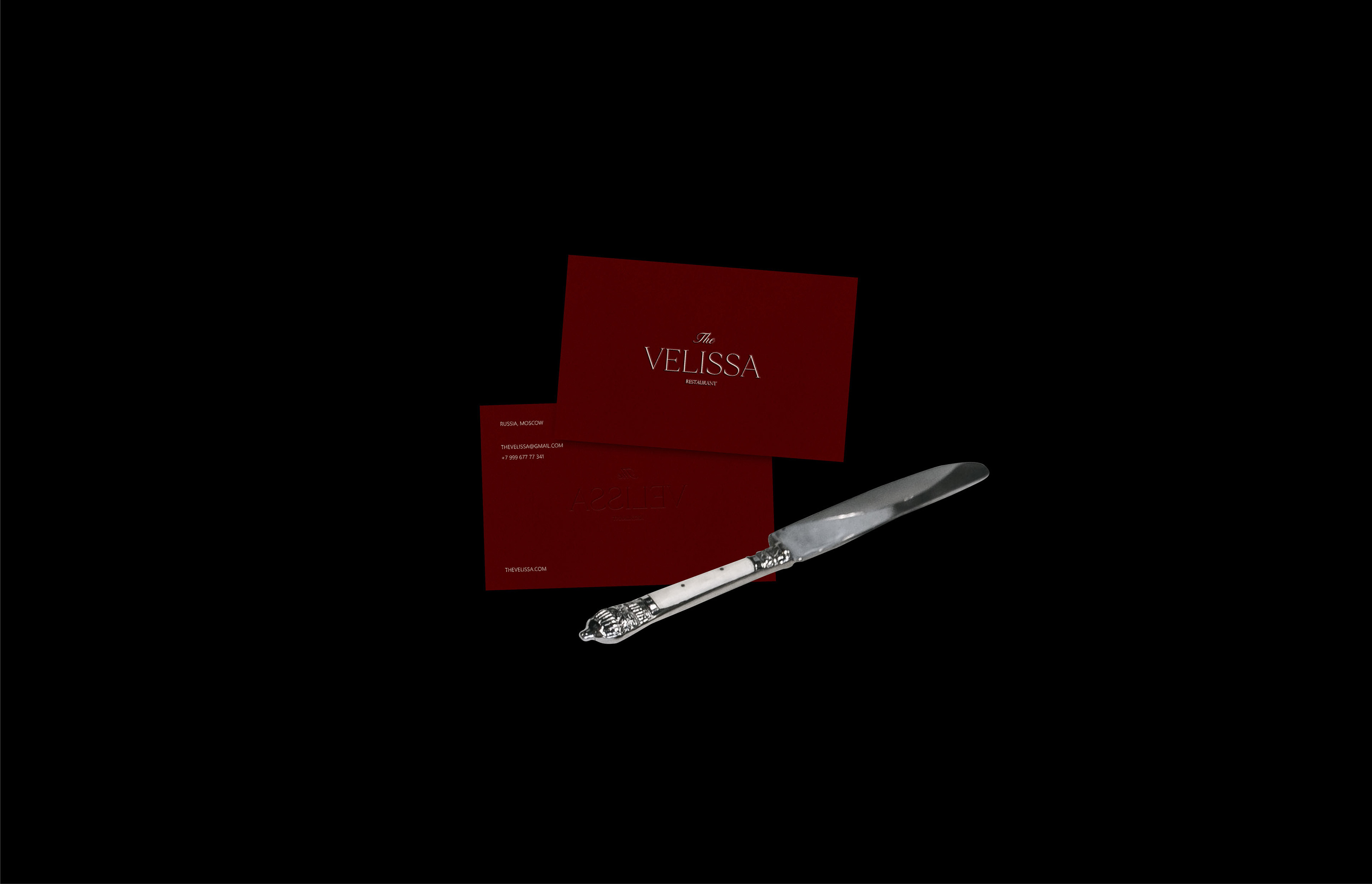 Фирменный стиль ресторана The Velissa | Brand identity — Изображение №2 — Брендинг на Dprofile