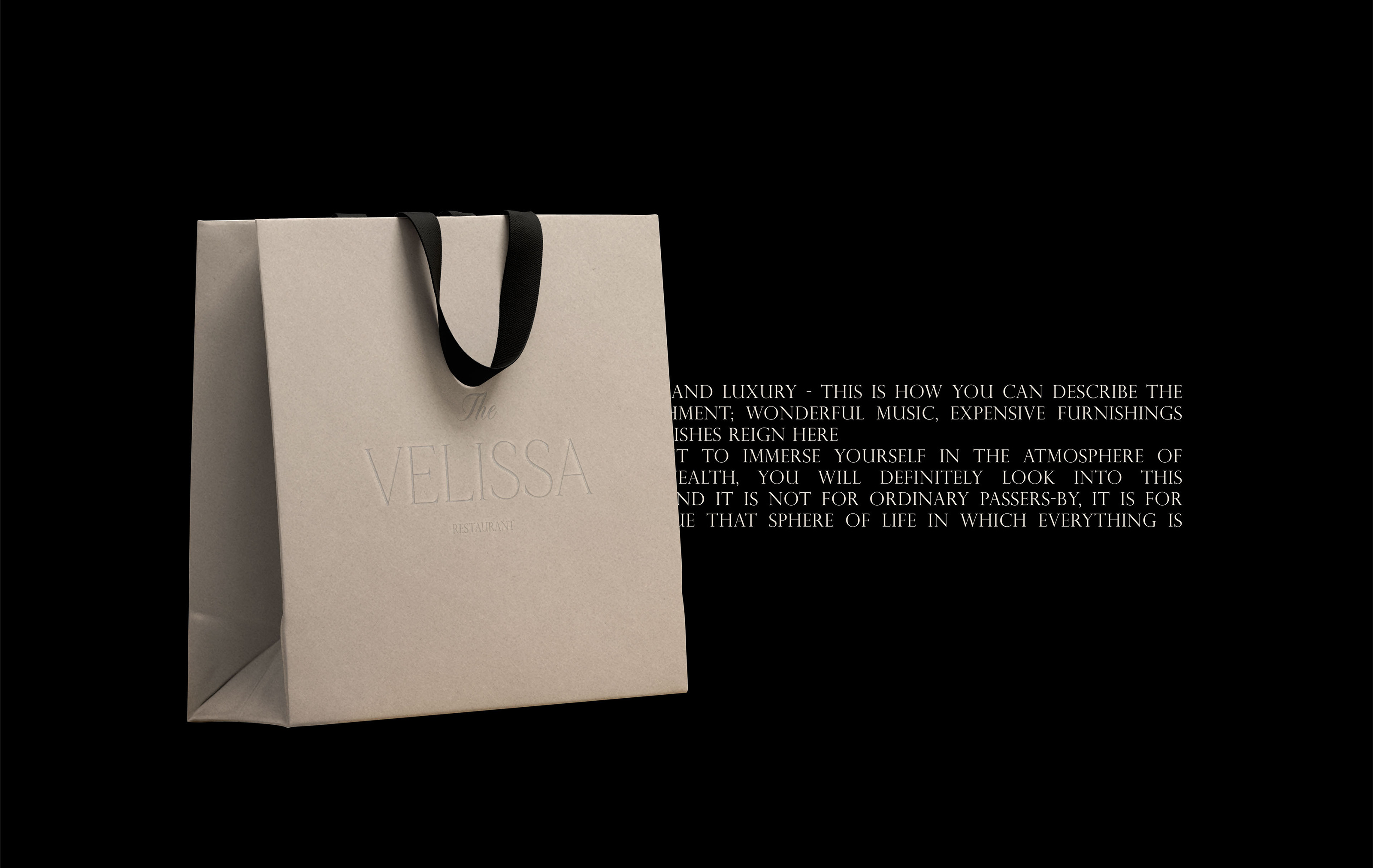 Фирменный стиль ресторана The Velissa | Brand identity — Изображение №10 — Брендинг на Dprofile
