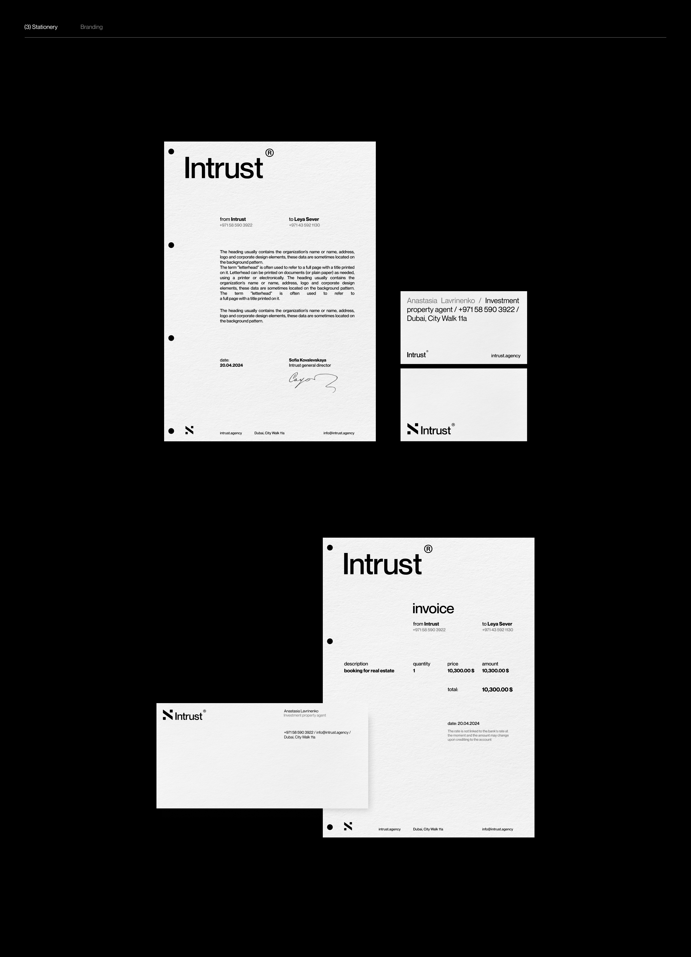 Intrust Realty Business | Brand Identity & UX/UI — Изображение №9 — Интерфейсы, Брендинг на Dprofile