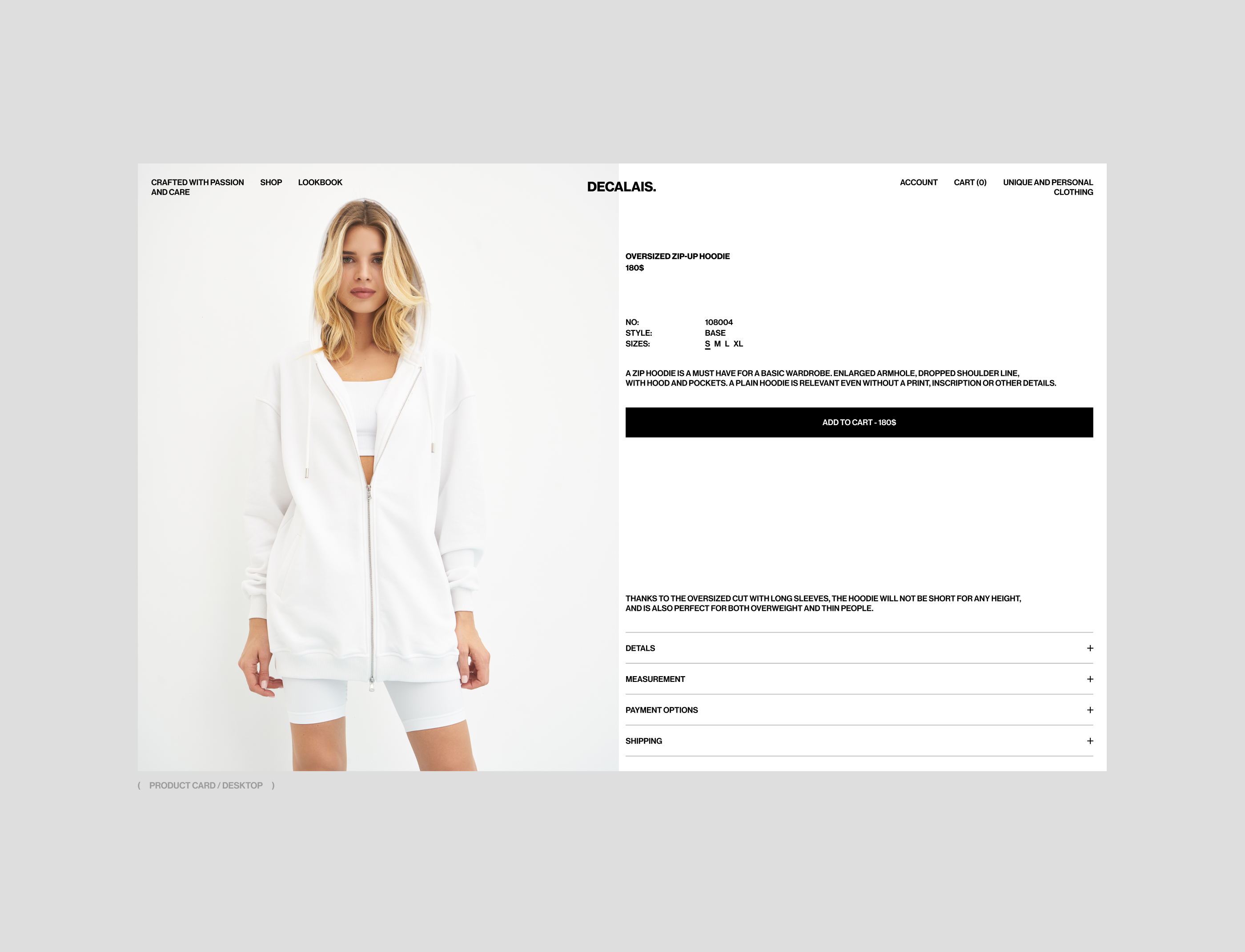 DECALAIS | E-commerce & UX/UI — Изображение №2 — Интерфейсы на Dprofile