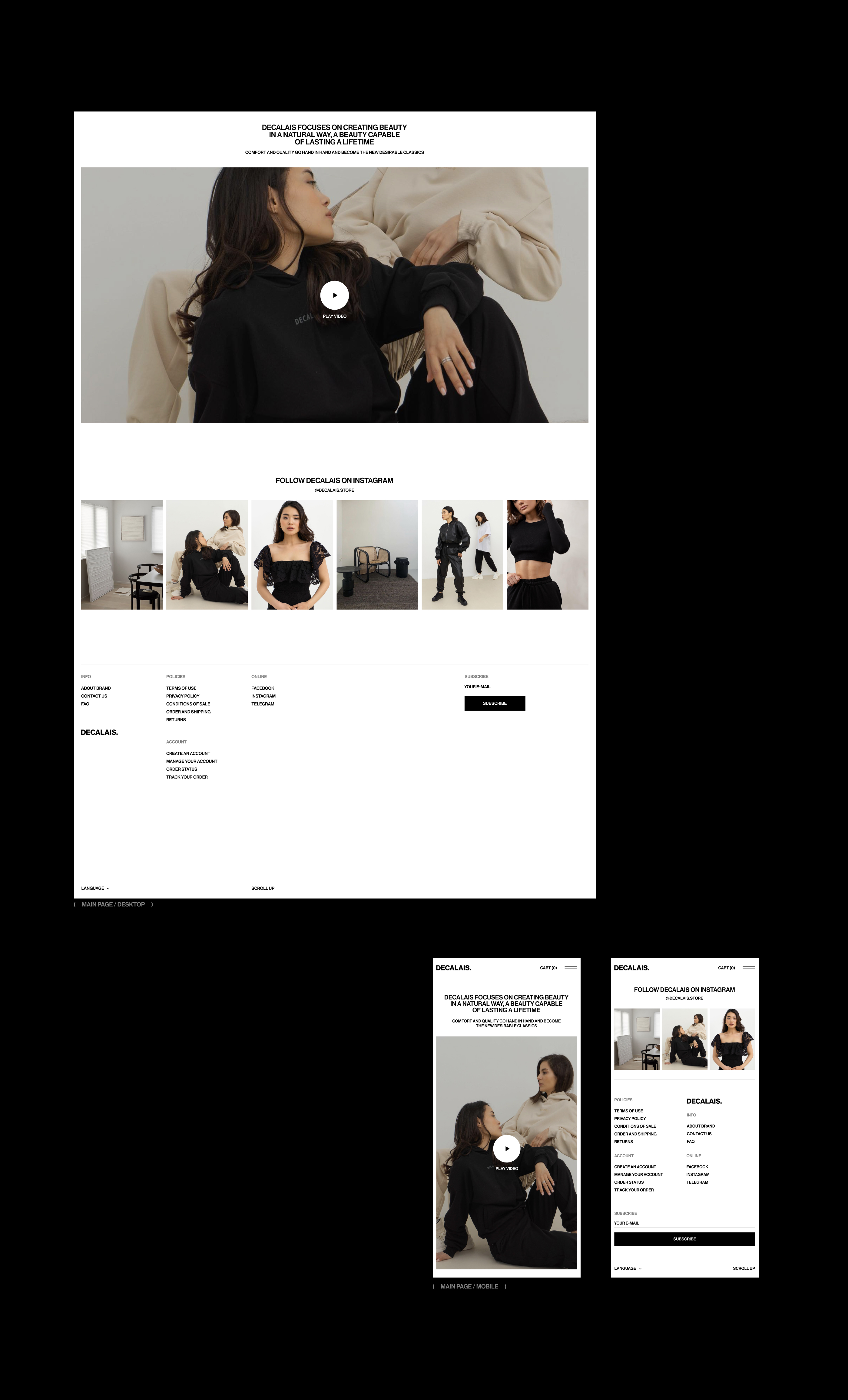 DECALAIS | E-commerce & UX/UI — Изображение №9 — Интерфейсы на Dprofile