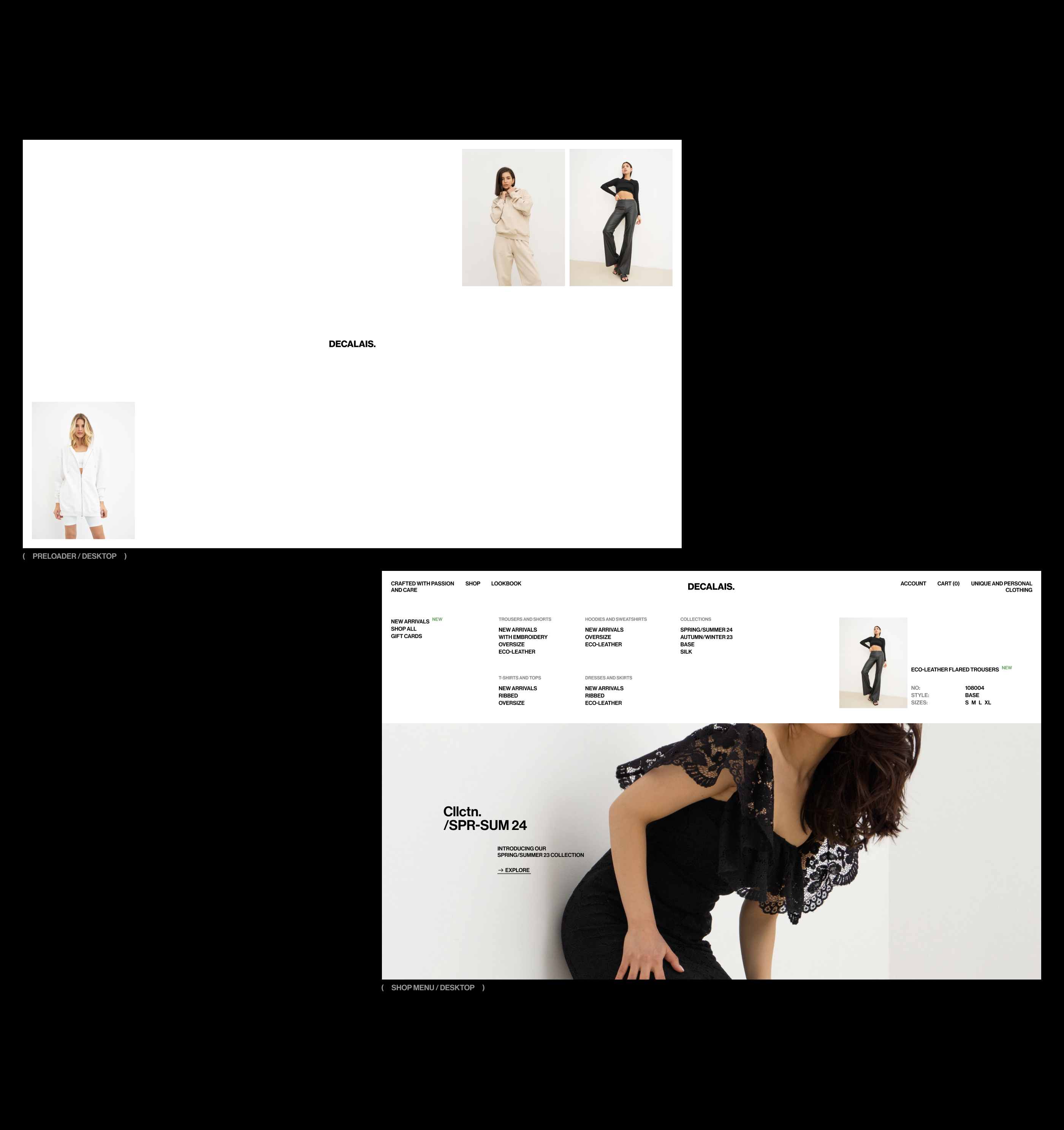 DECALAIS | E-commerce & UX/UI — Изображение №5 — Интерфейсы на Dprofile