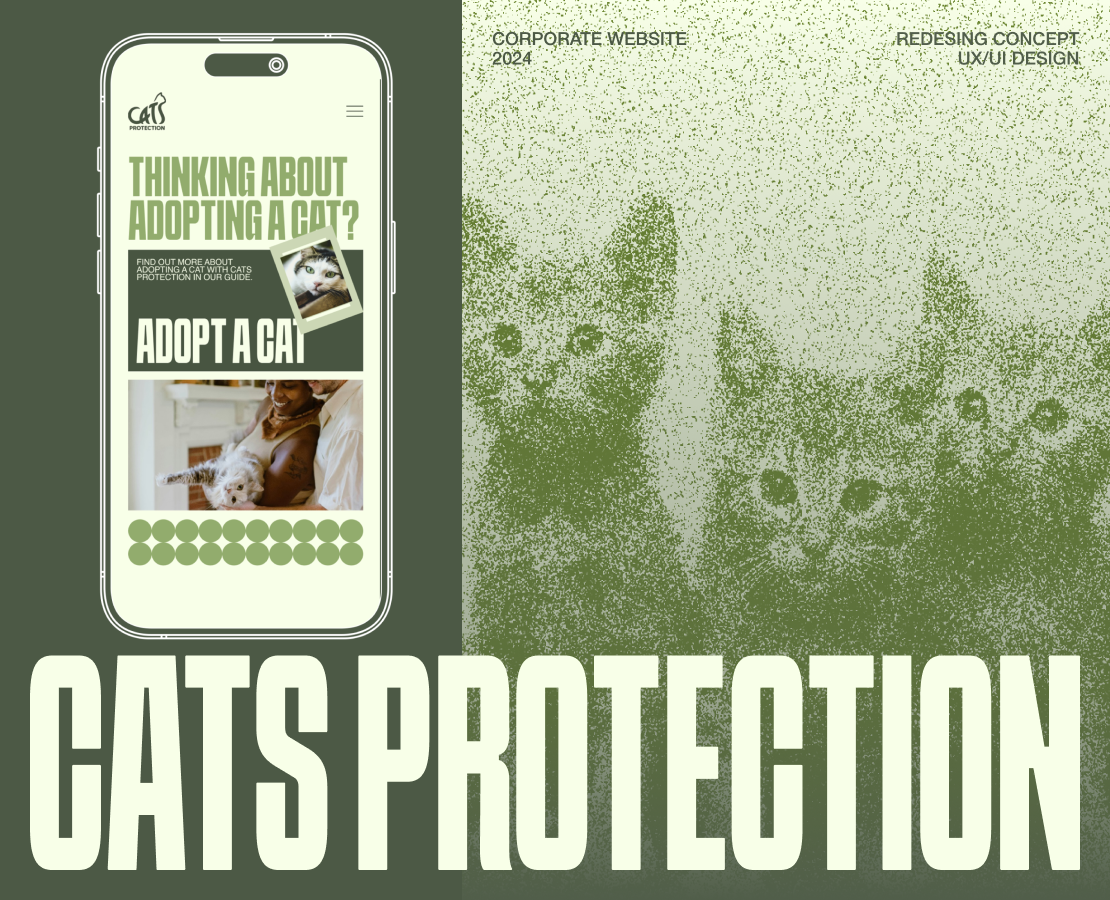 Cats Protection | Сorporate Website | UI/UX Design — Интерфейсы на Dprofile