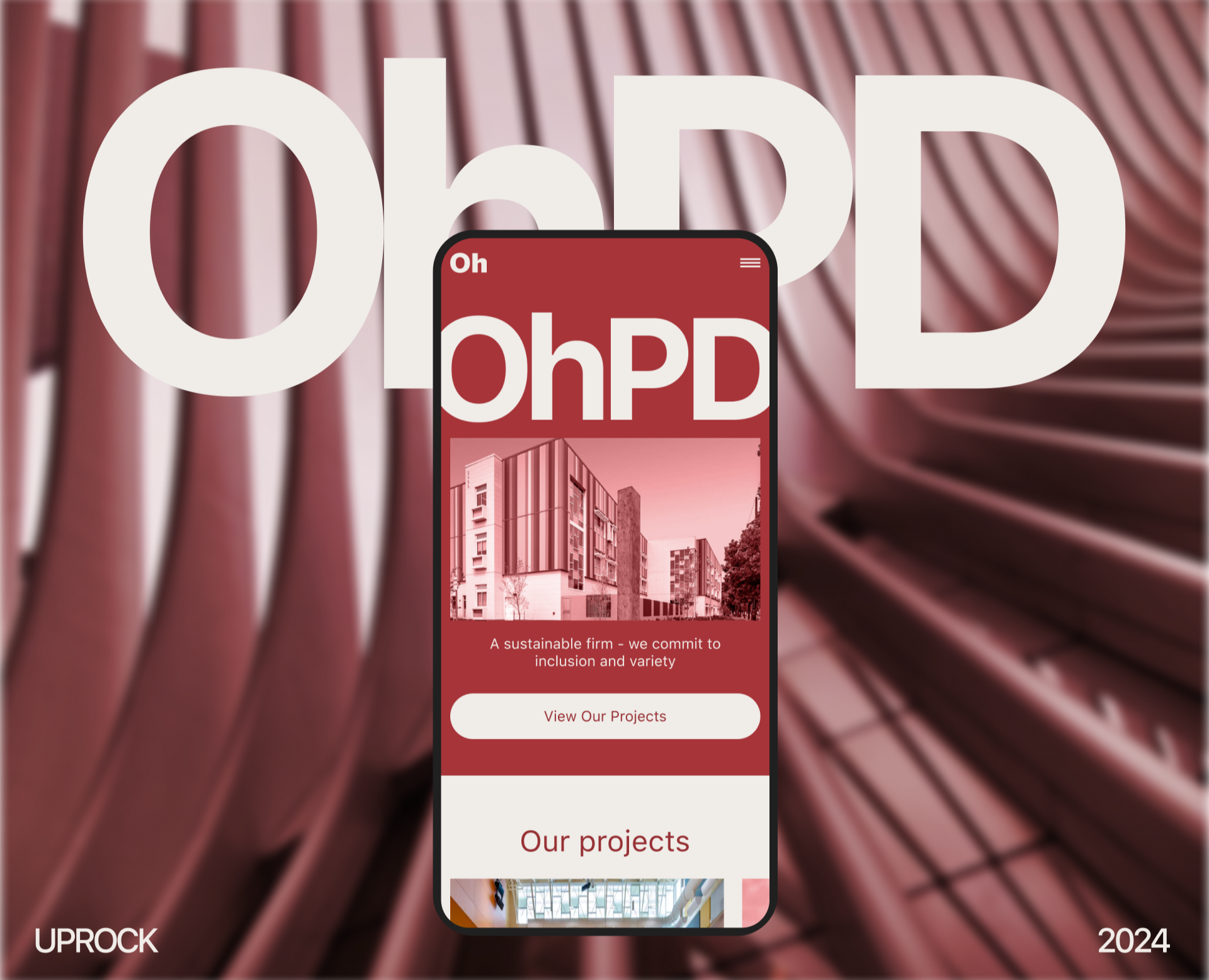 OhPD | Corporate website redesign — Интерфейсы на Dprofile