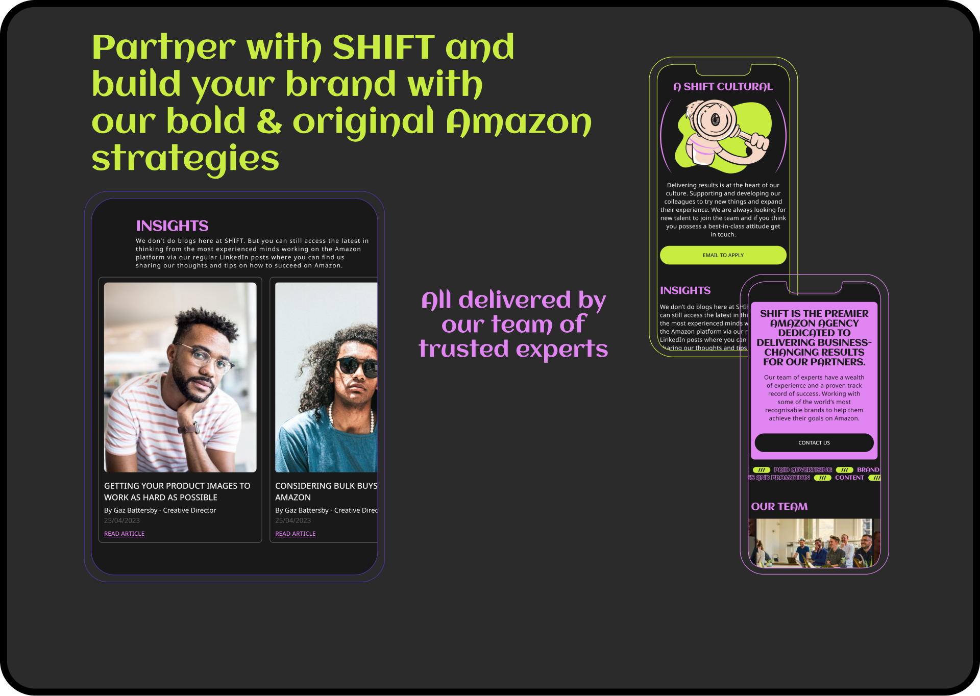 SHIFT | Landing page redesign — Изображение №5 — Интерфейсы на Dprofile