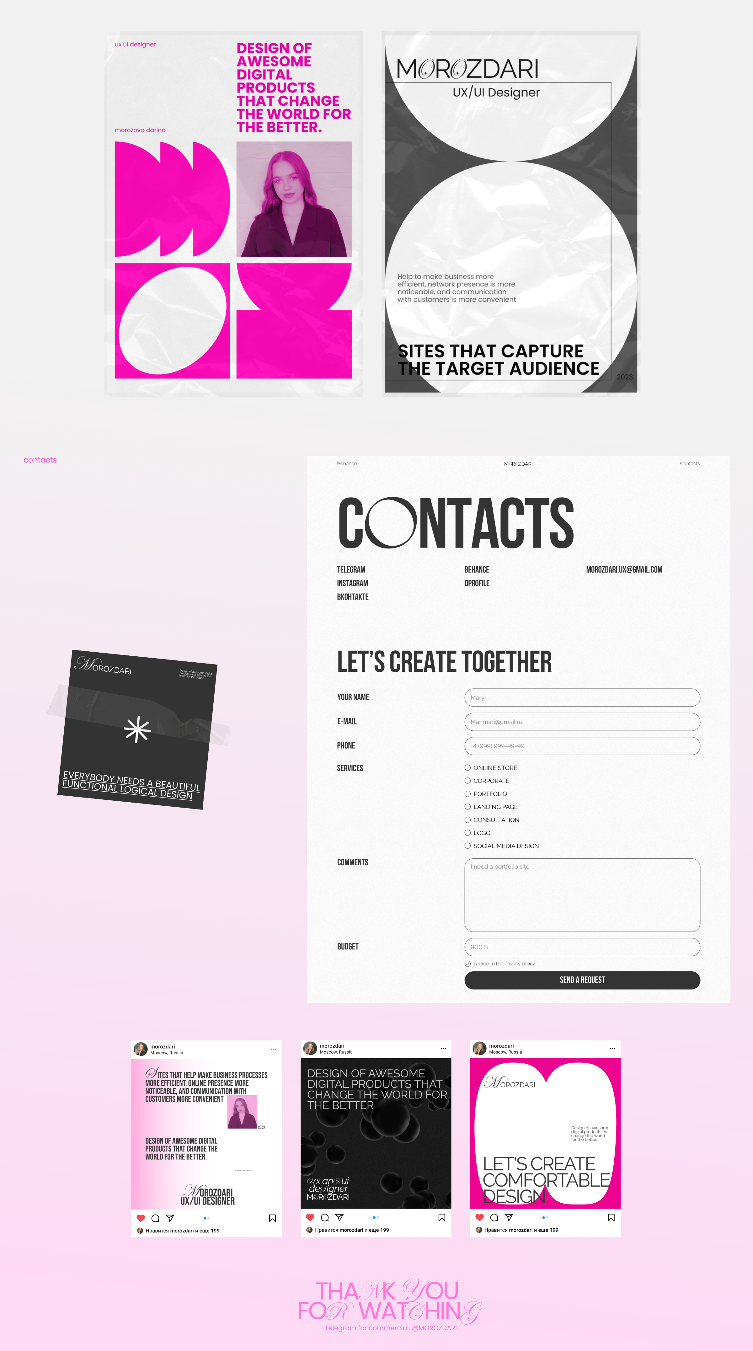 Personal Portfolio — Изображение №7 — Интерфейсы на Dprofile