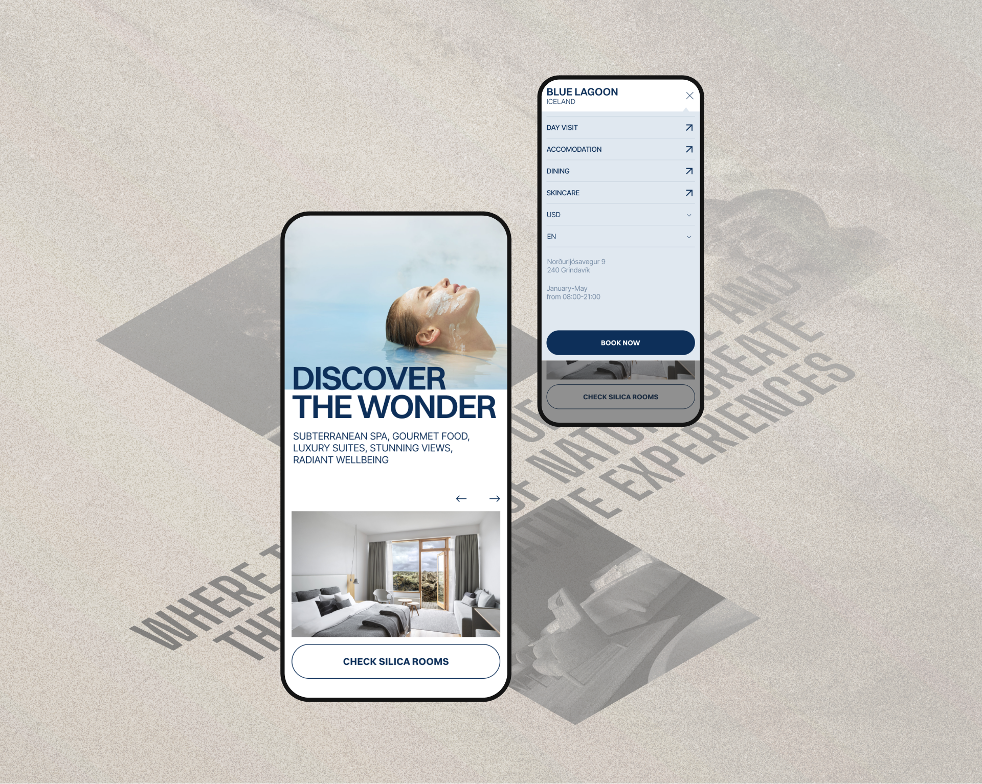 Blue Lagoon / Landing Page — Изображение №4 — Интерфейсы, Графика на Dprofile