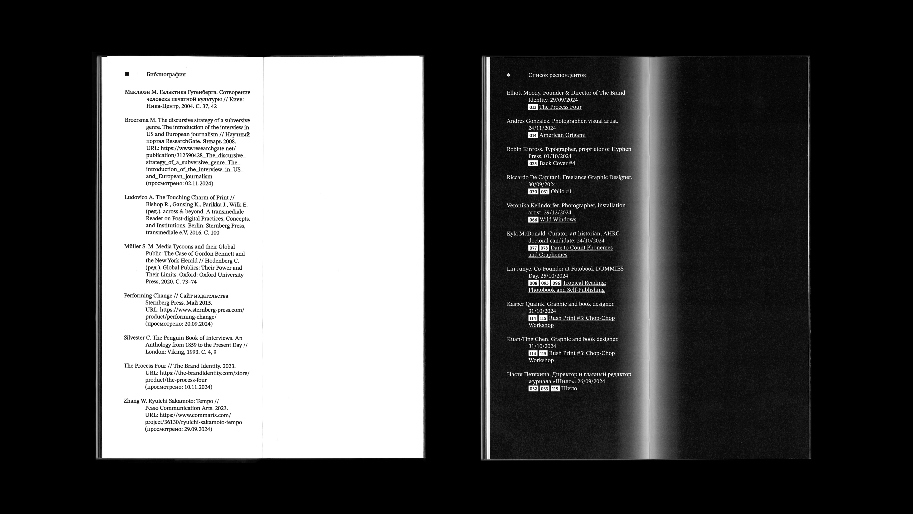 «Отпечаток» интервью. Методы фиксации живого диалога — Изображение №33 — Графика на Dprofile