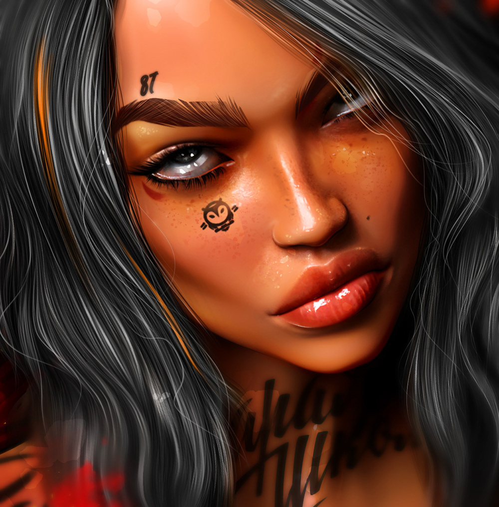 Sophia. Portrait by photo. Digital art — Изображение №1 — Иллюстрация на Dprofile