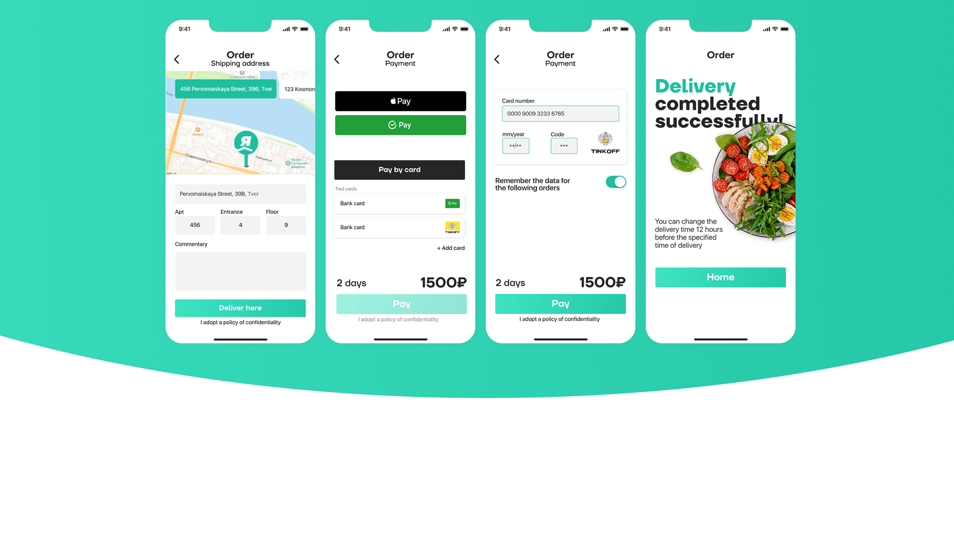 Healthy food delivery app — Изображение №12 — Интерфейсы на Dprofile