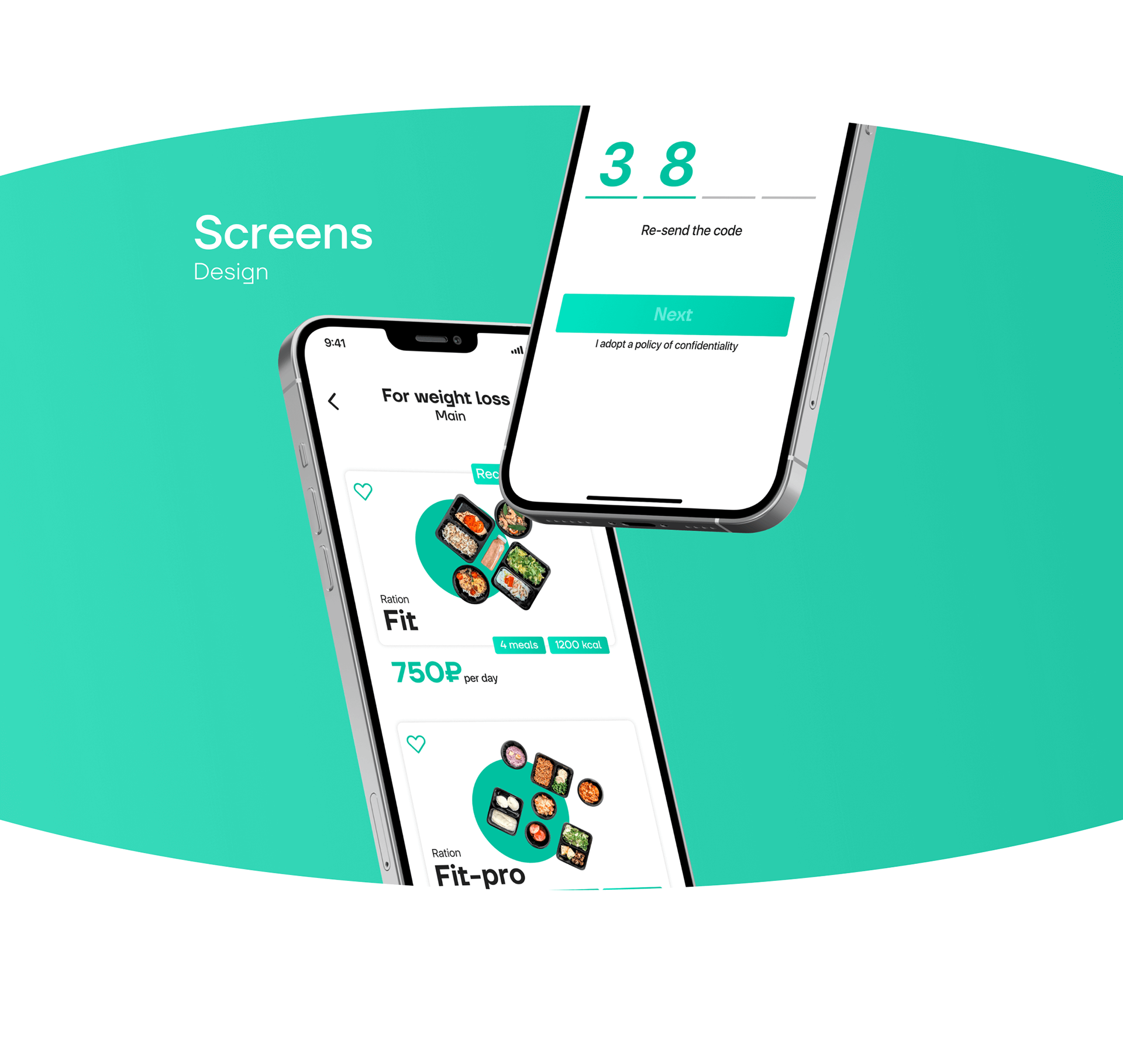 Healthy food delivery app — Изображение №6 — Интерфейсы на Dprofile