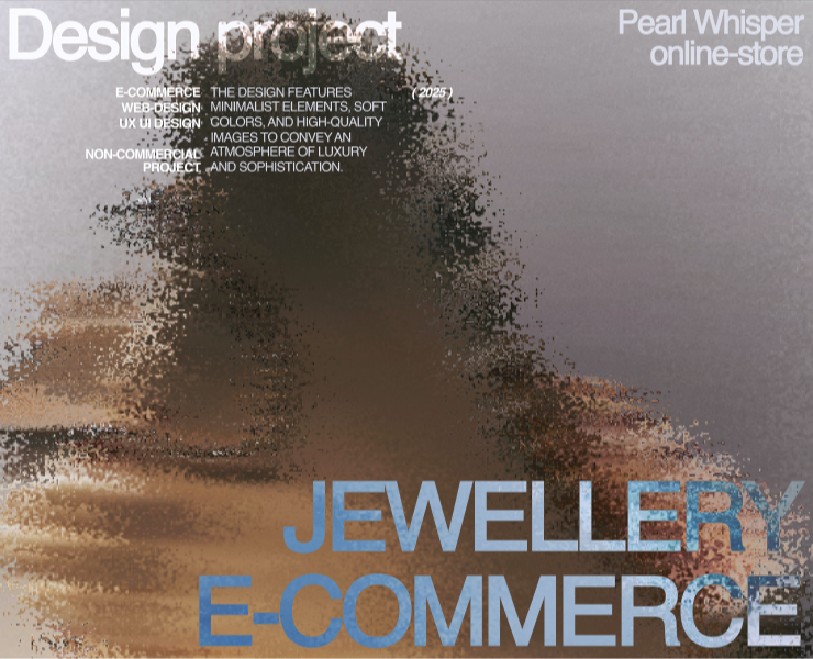 JEWELLERY E-COMMERCE // Pearl Whisper — Интерфейсы на Dprofile