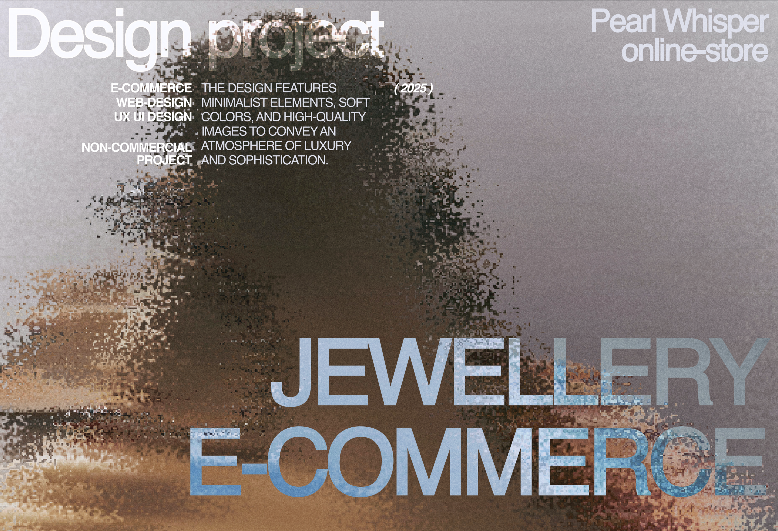 JEWELLERY E-COMMERCE // Pearl Whisper — Изображение №1 — Интерфейсы на Dprofile