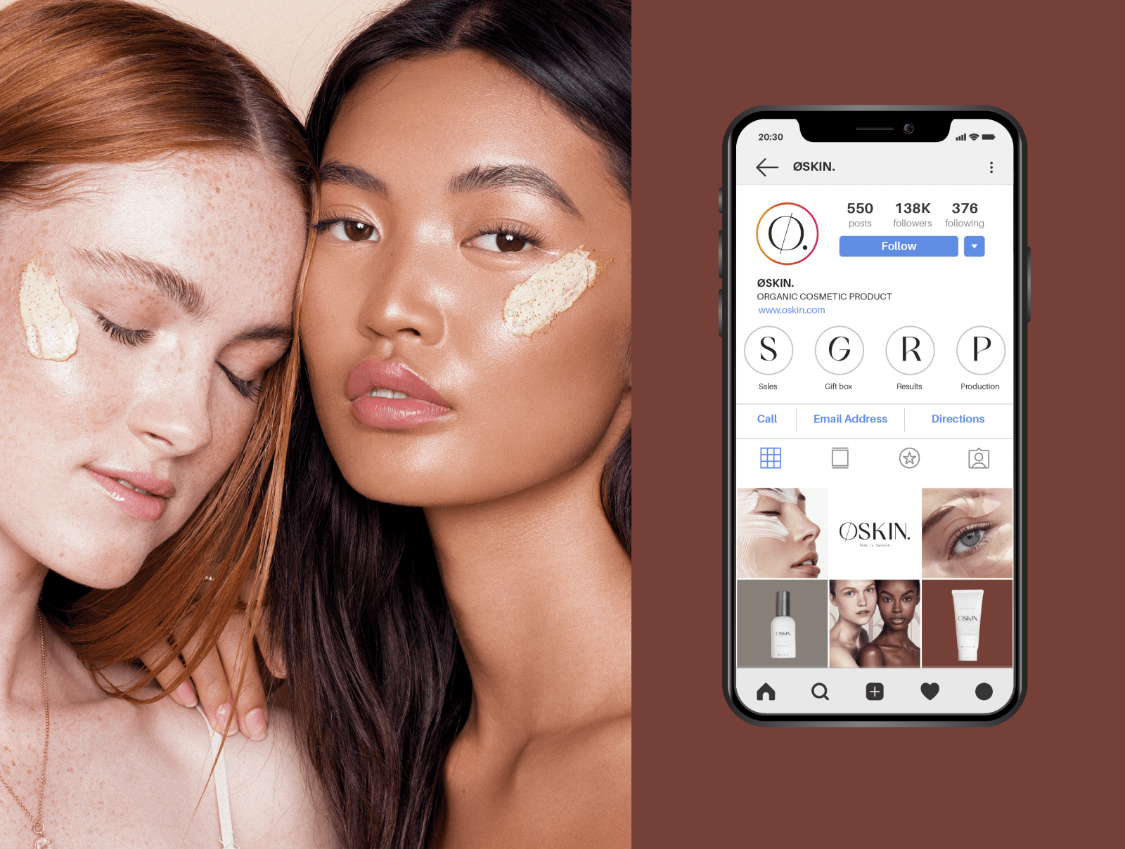 ØSKIN. brand visual identity concept — Изображение №10 — Брендинг, Маркетинг на Dprofile