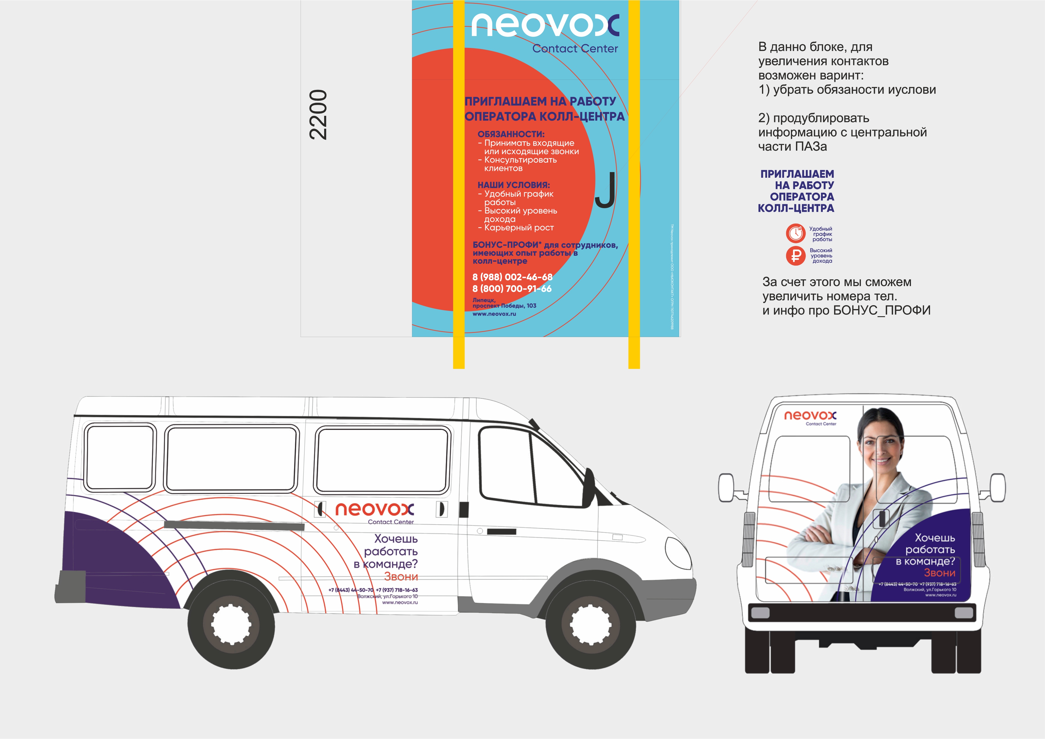 Брендинг и изготовление макетов для компании Neovox. — Изображение №15 — Графика, Маркетинг на Dprofile