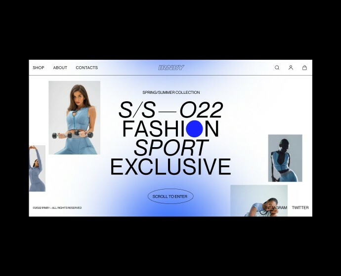 IRNBY website — Интерфейсы на Dprofile