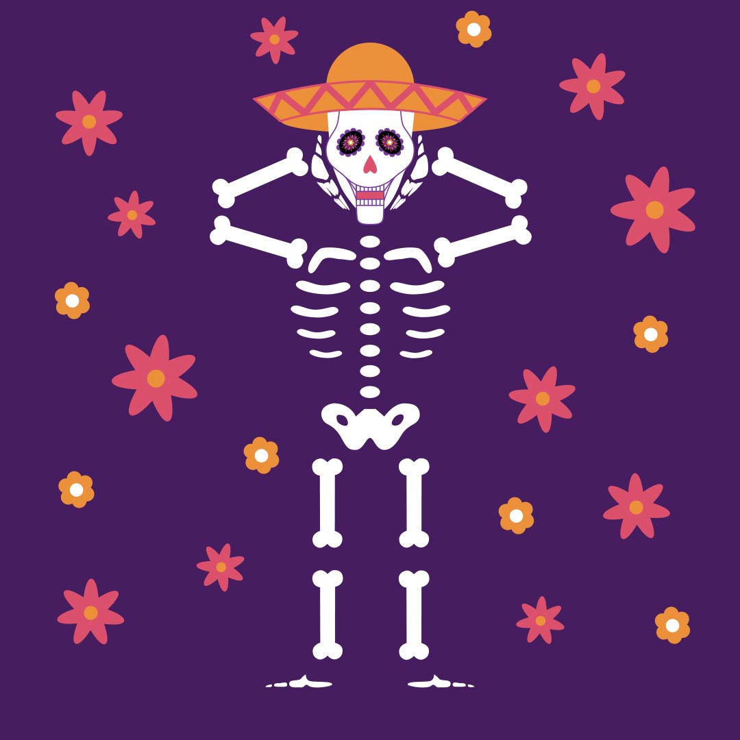 Día de Muertos animation — Изображение №7 — Иллюстрация, Анимация на Dprofile