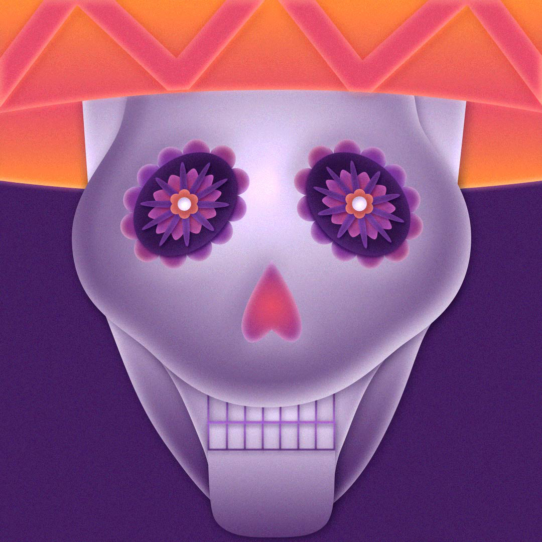 Día de Muertos animation — Изображение №5 — Иллюстрация, Анимация на Dprofile