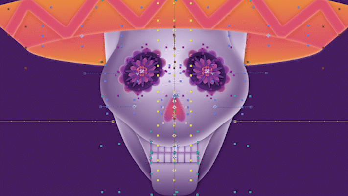 Día de Muertos animation — Изображение №9 — Иллюстрация, Анимация на Dprofile