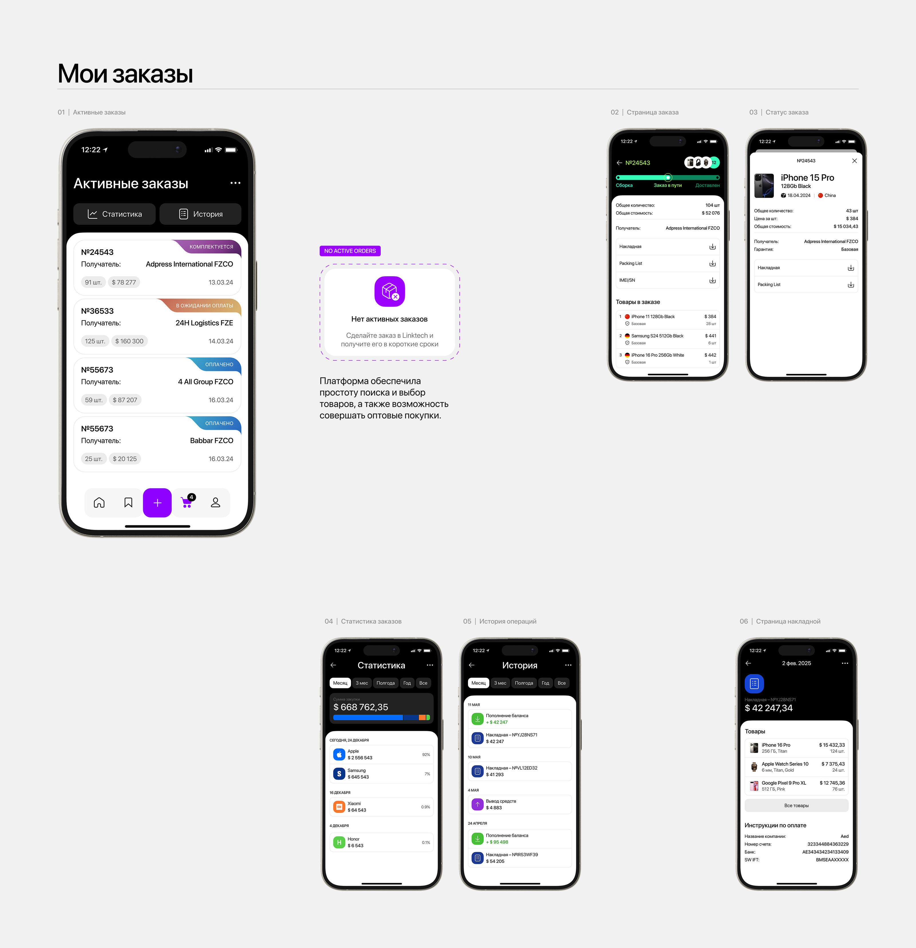 Linktech App — Изображение №11 — Интерфейсы на Dprofile