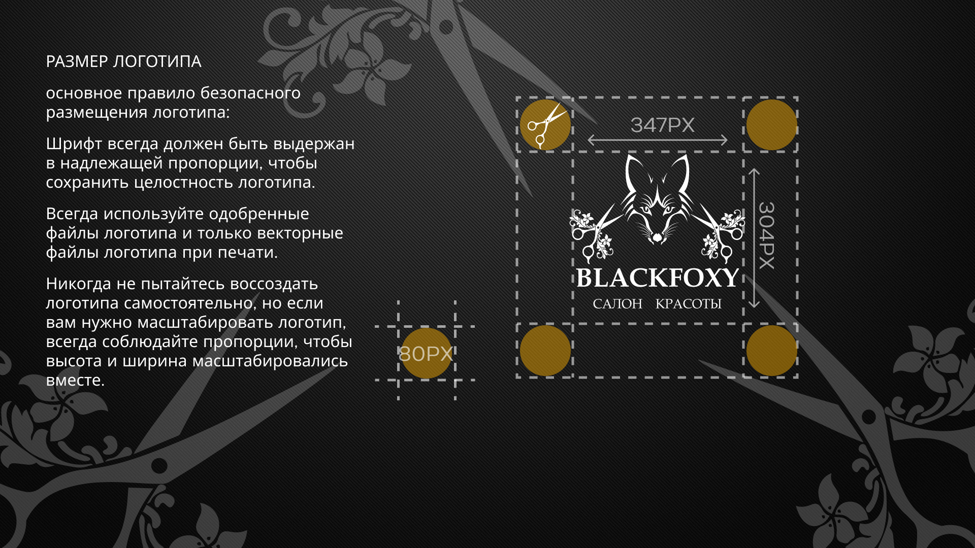 учебный проект логотип BLACK FOXY — Изображение №6 — Брендинг на Dprofile