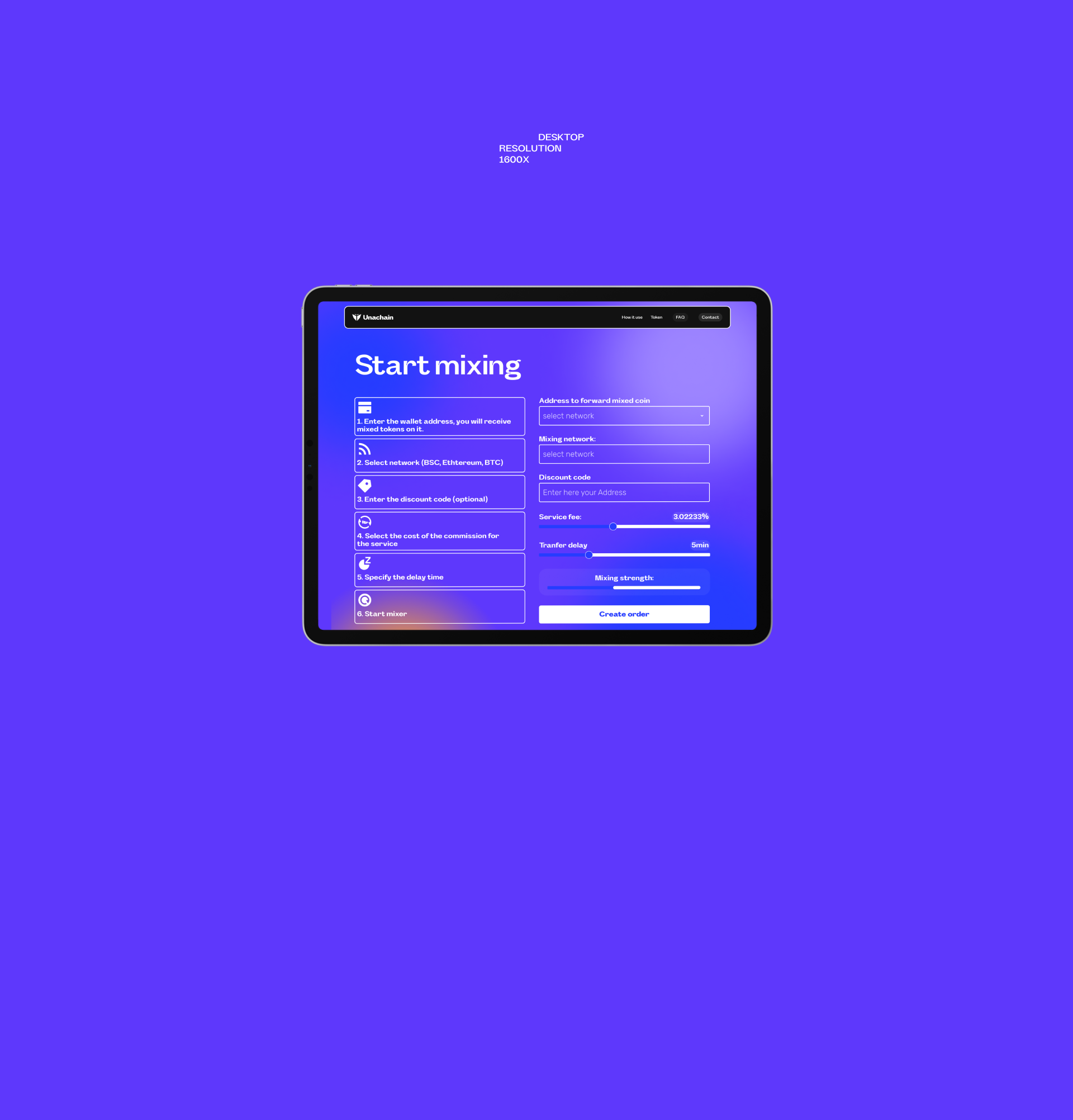 Unachain — Изображение №6 — Интерфейсы, Брендинг на Dprofile