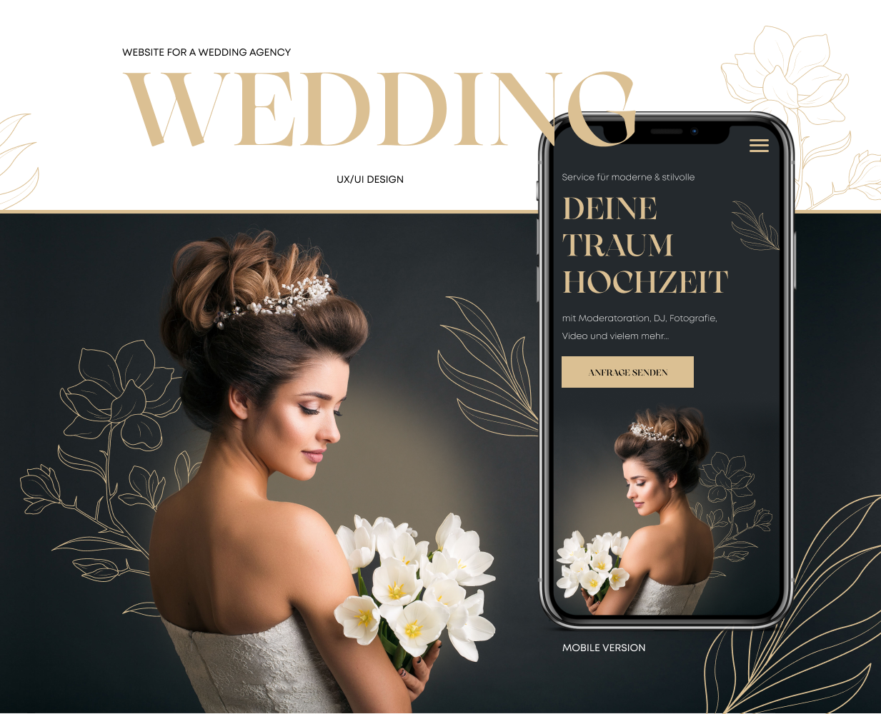 AK Events | Wedding Agency — Интерфейсы, Графика на Dprofile