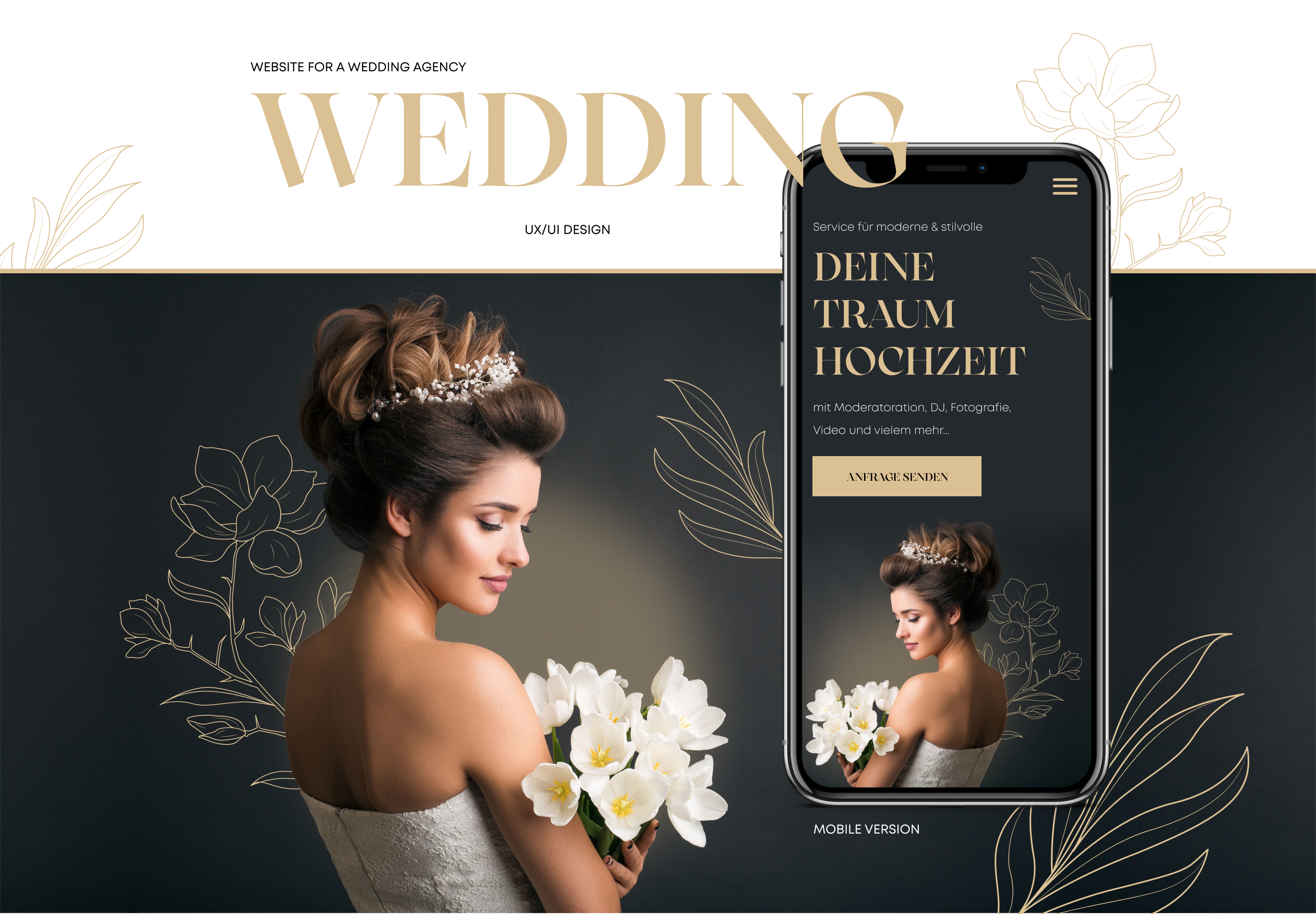 AK Events | Wedding Agency — Изображение №1 — Интерфейсы, Графика на Dprofile